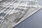 Vintage Distressed Gray Area Rug