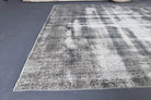 Vintage Distressed Gray Area Rug