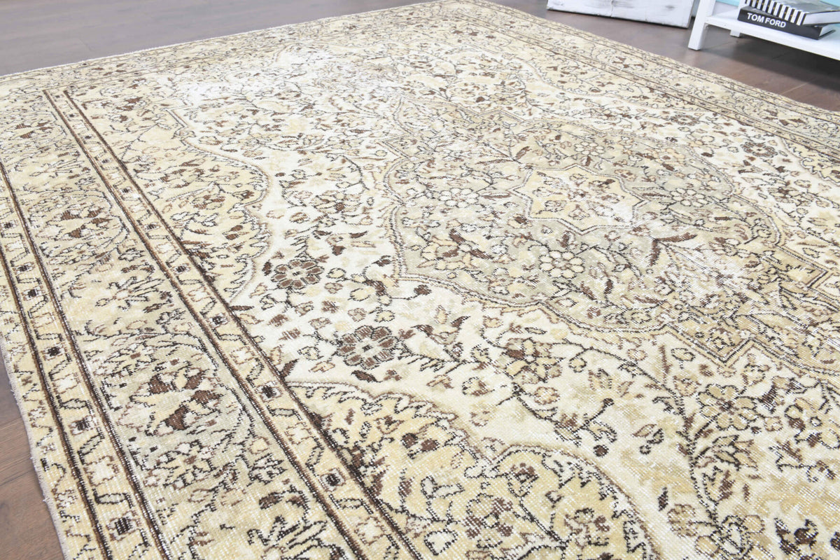 201x295 cm vintage Anatolian area rug – Glauconome, low pile, wool