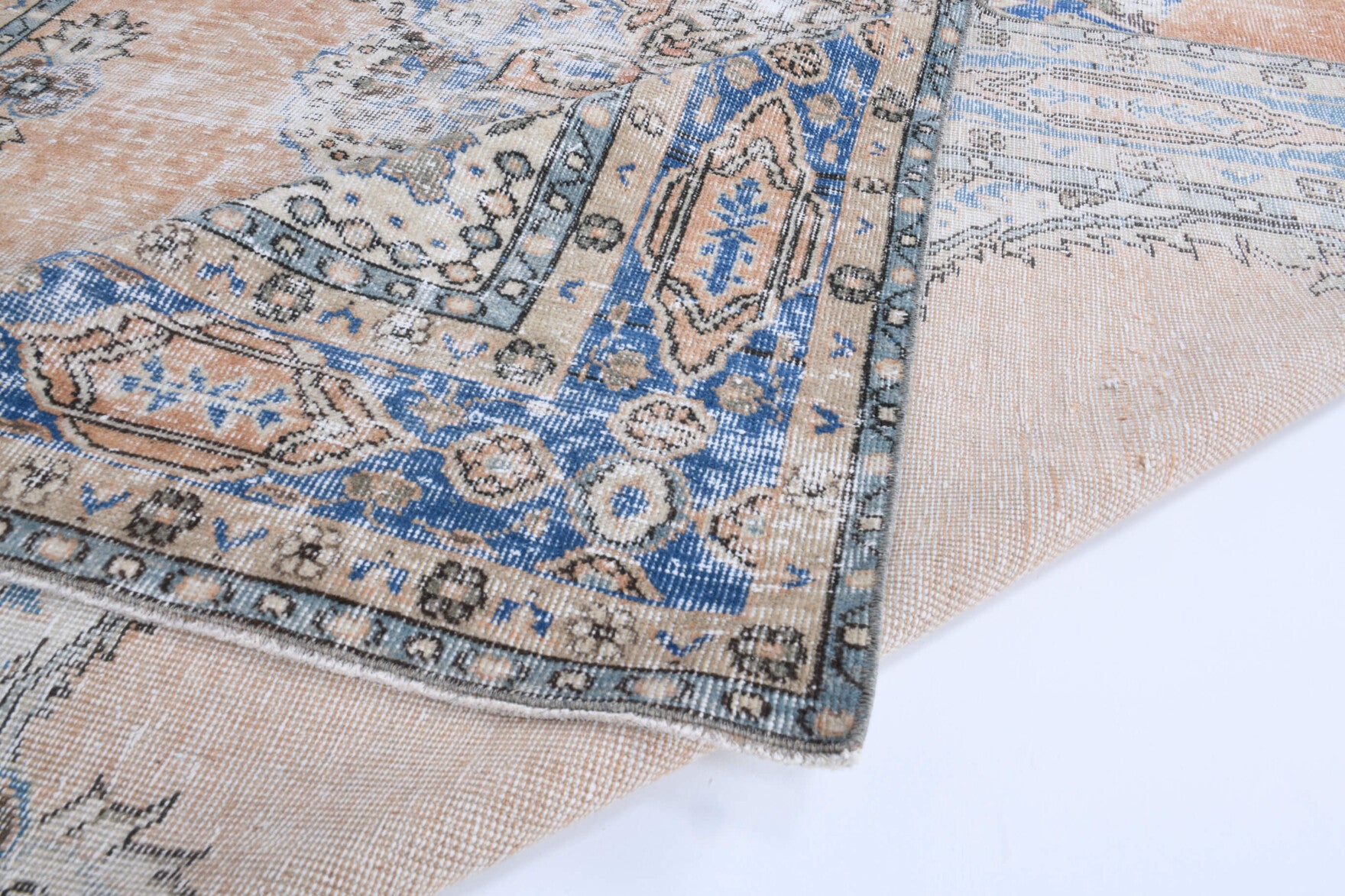 Vintage Oriental Oushak Rug