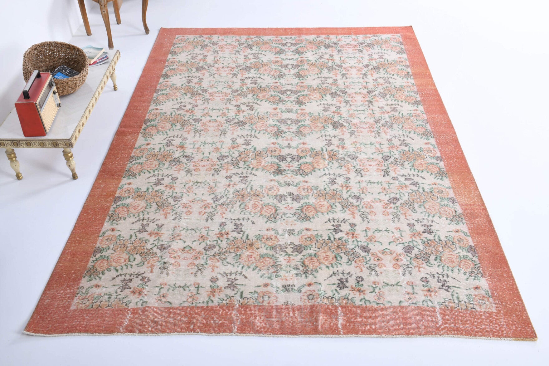 Vintage Hereke Area Rug