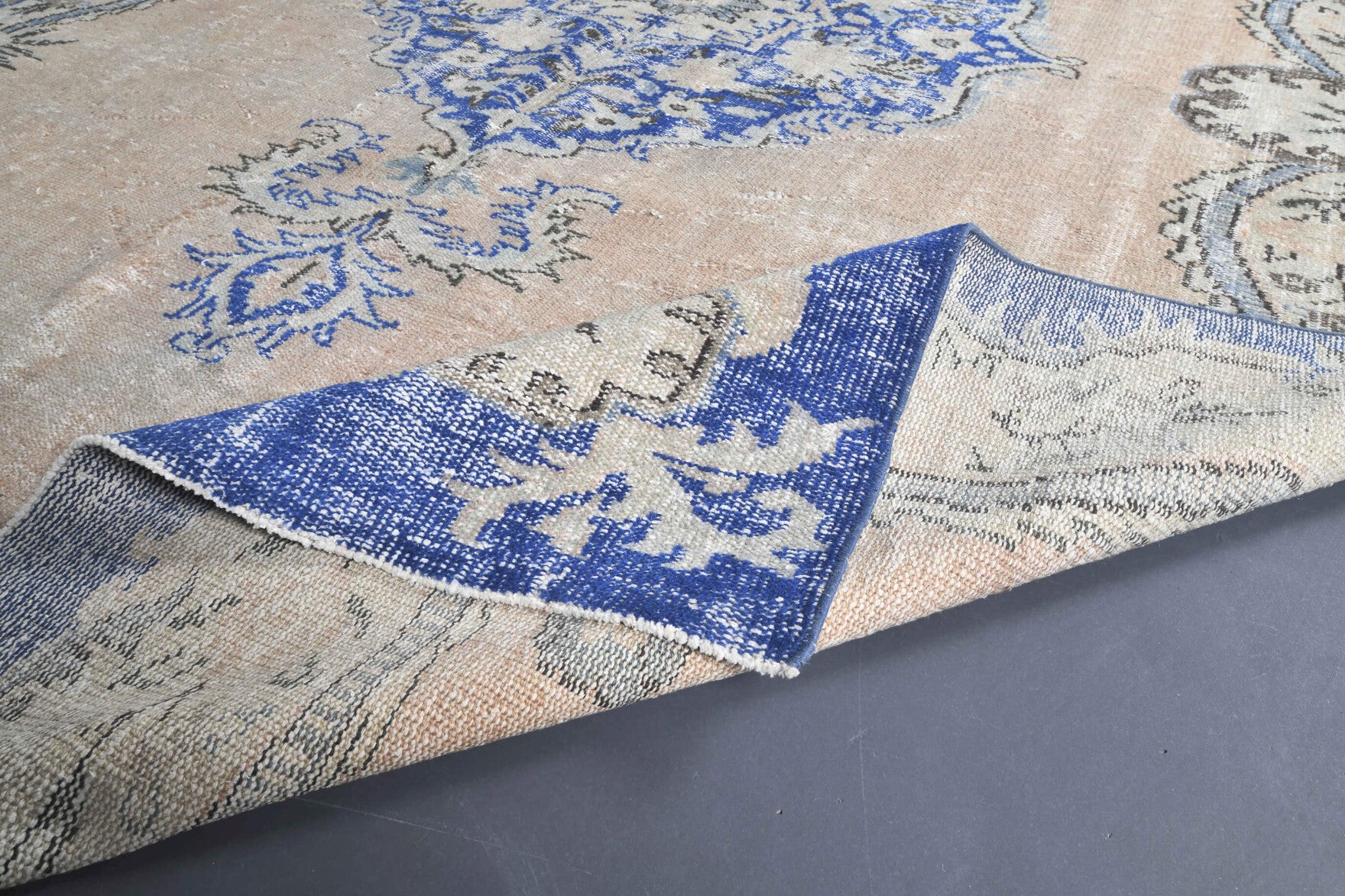 Medallion Oushak Vintage Area Rug