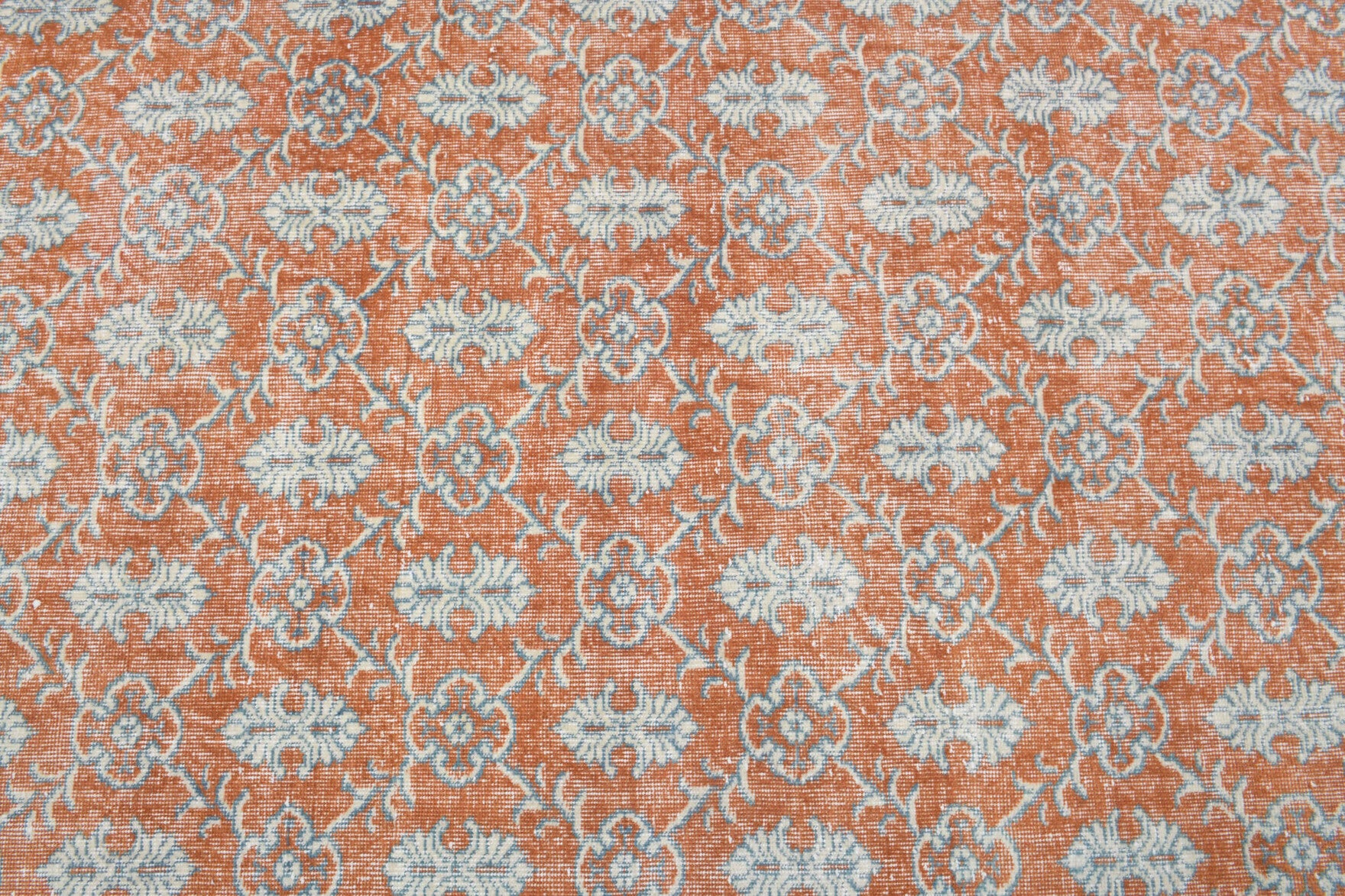 Handmade wool rug from Anatolia, Turkey – 7x11 Handmade Vintage Anatolian Area Rug 7'2" x 10'6"