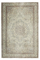 7x11 Handmade Vintage Oushak Area Rug