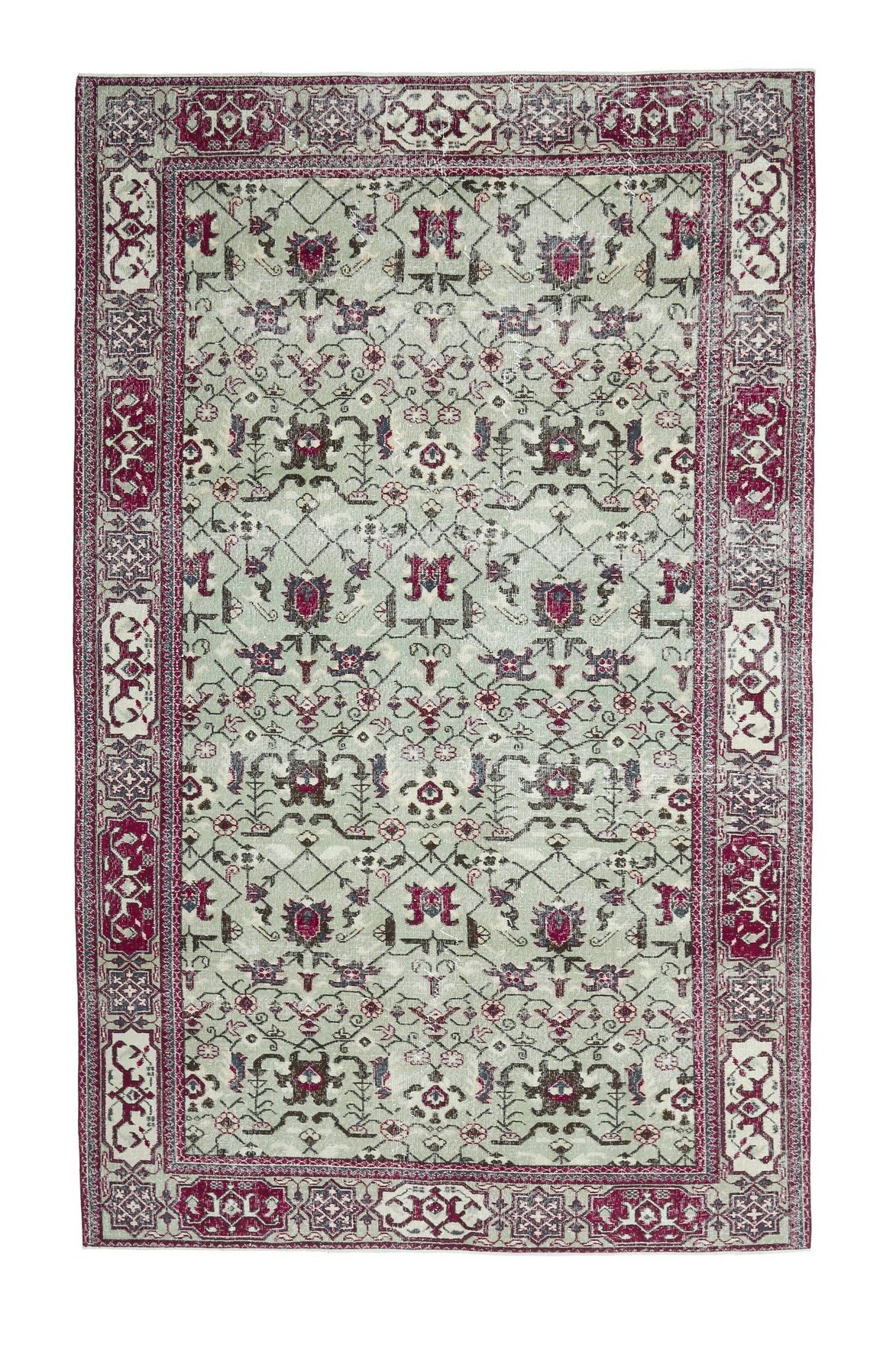 Vintage Hereke Area Rug