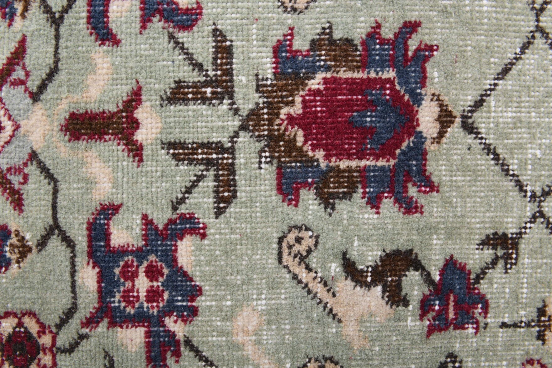 206x328 cm vintage Turkish area rug – Zulalmelek, low pile, wool