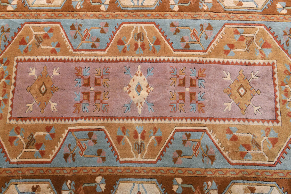 7x9 Handmade Vintage Area Milas Rug