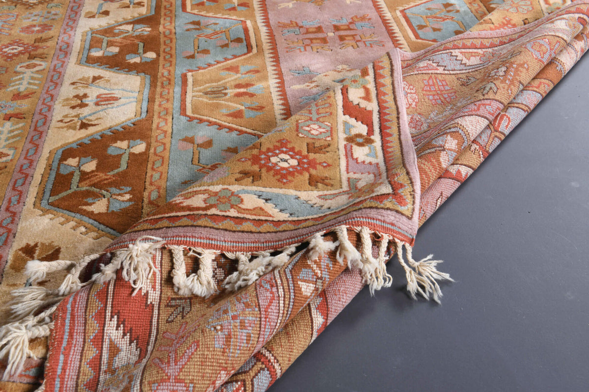 7x9 Handmade Vintage Area Milas Rug