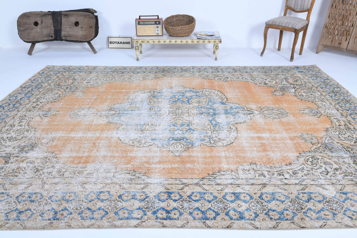 Vintage Oushak Area Rug