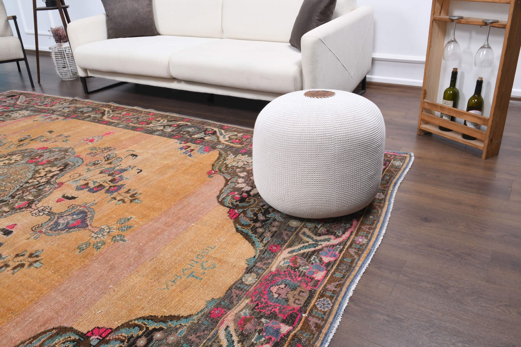 One-of-a-kind 1970s Anatolian vintage area rug in wool, 8'2" x 11'5"