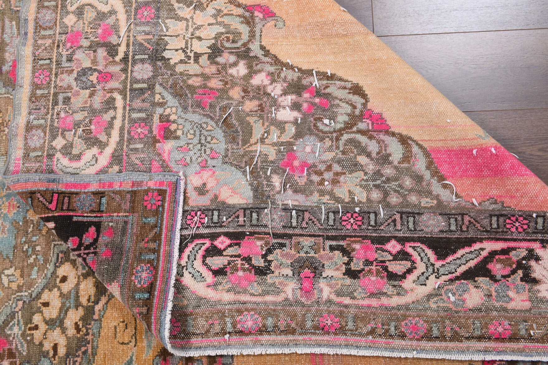 Semater – vintage oriental rug for living room or bedroom, 8'2" x 11'5" (250x348 cm)
