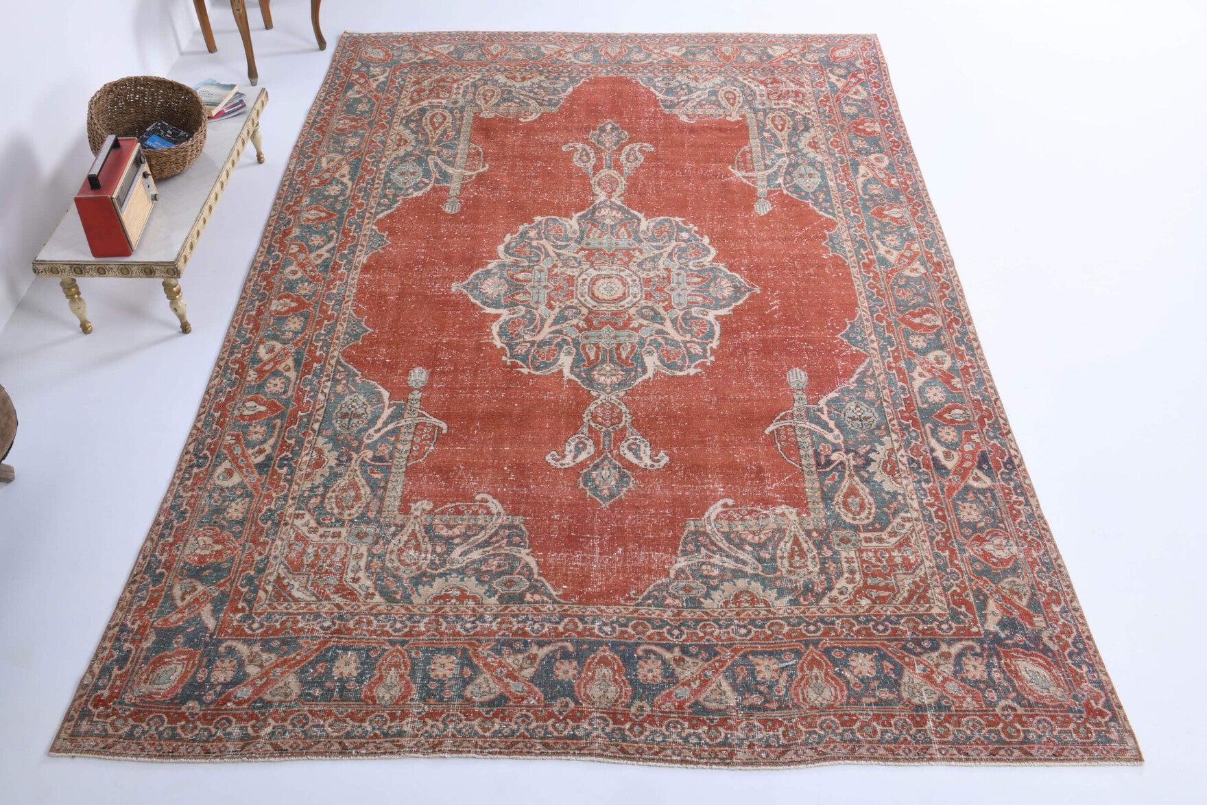 Persian Vintage Large Area Rug