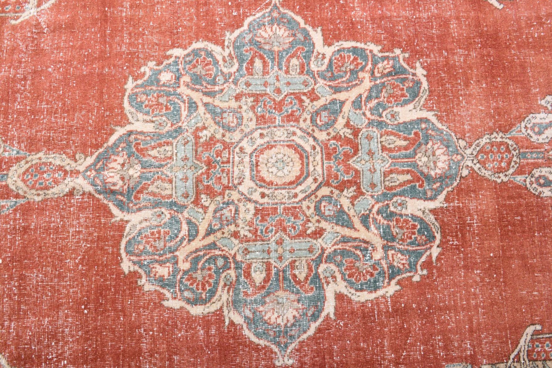 One-of-a-kind 1970s Anatolian vintage area rug in wool, 7'8" x 11'6"