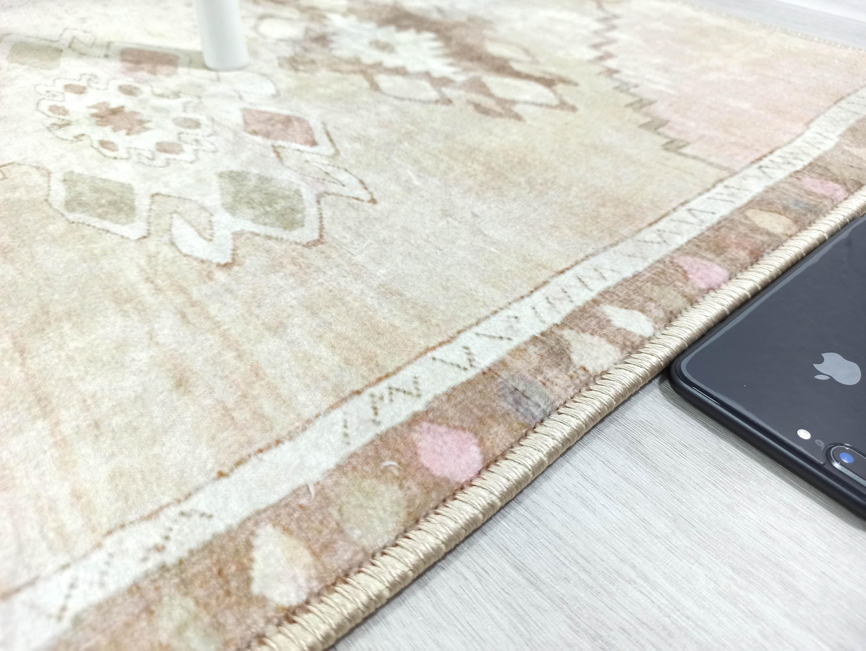 Ador Turkish Beige Faded Brown Rug
