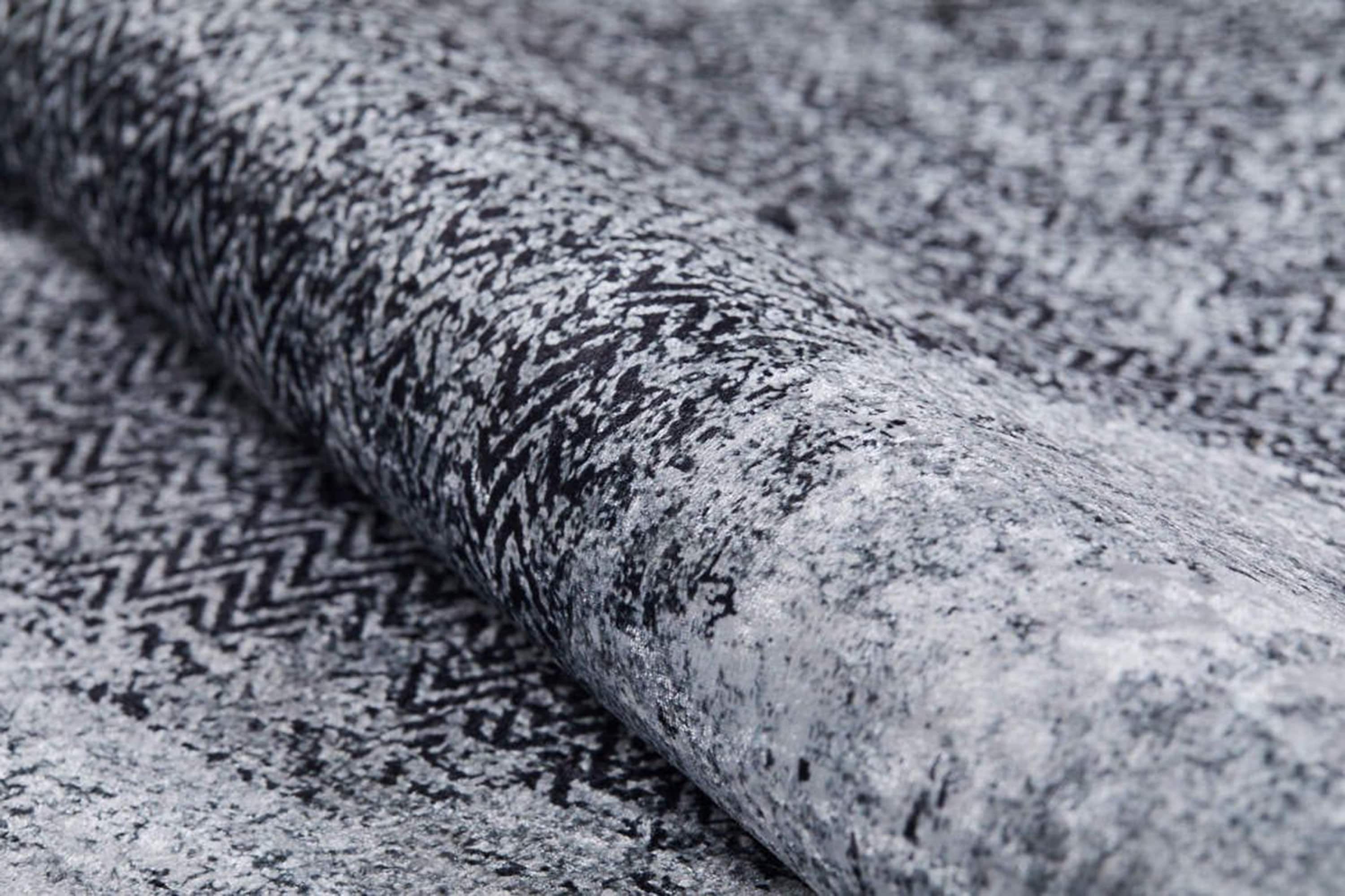 Alae Abstract Distressed Neutral Gray Rug
