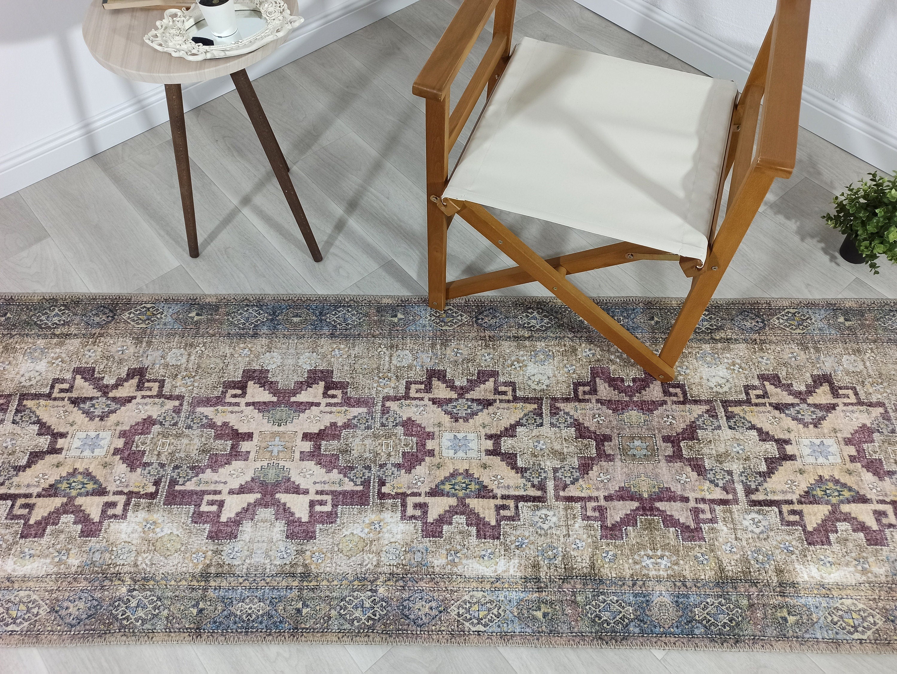 Alma Rug Turkish Beige Green Earth tones Rug