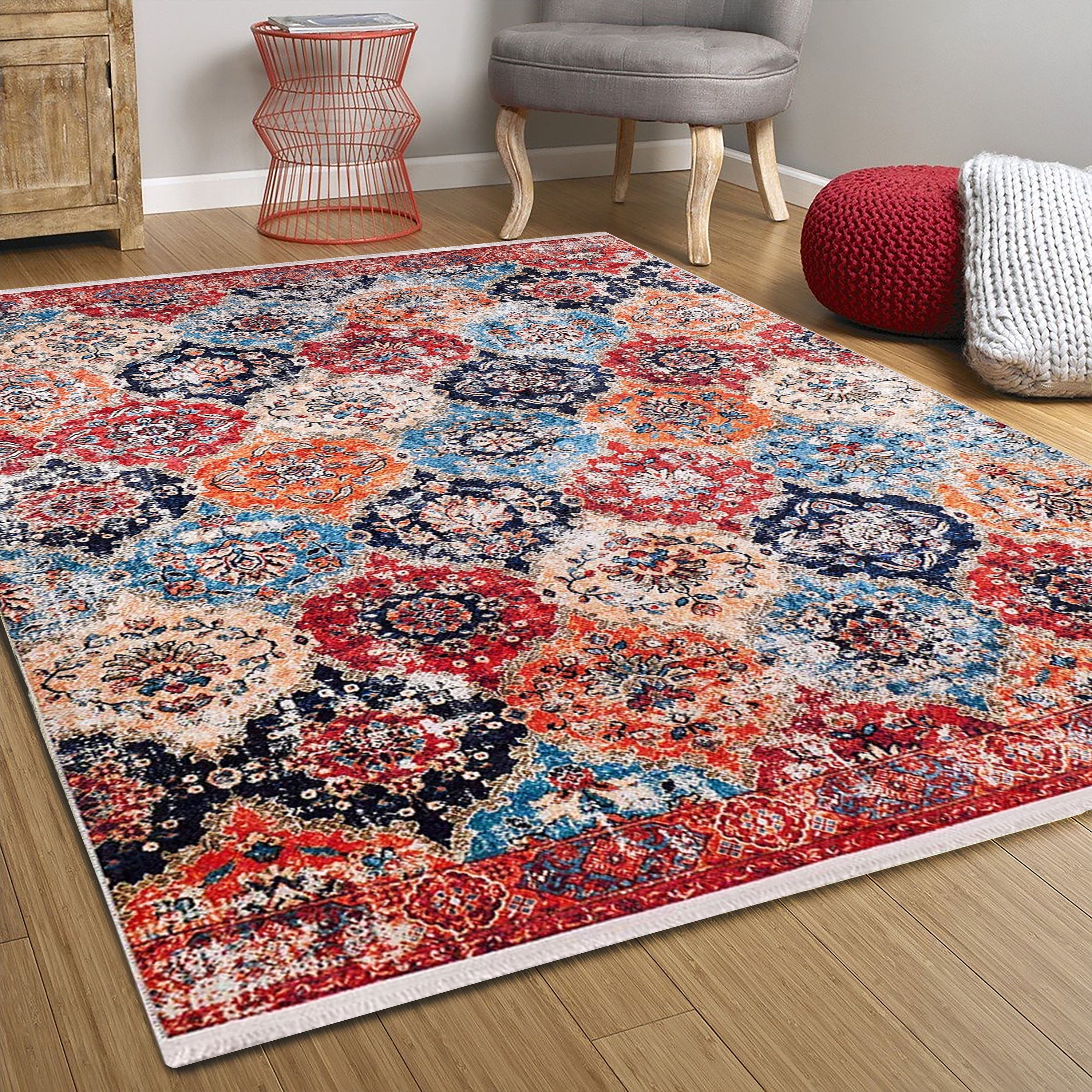Aman Turkish Multi Color Rug