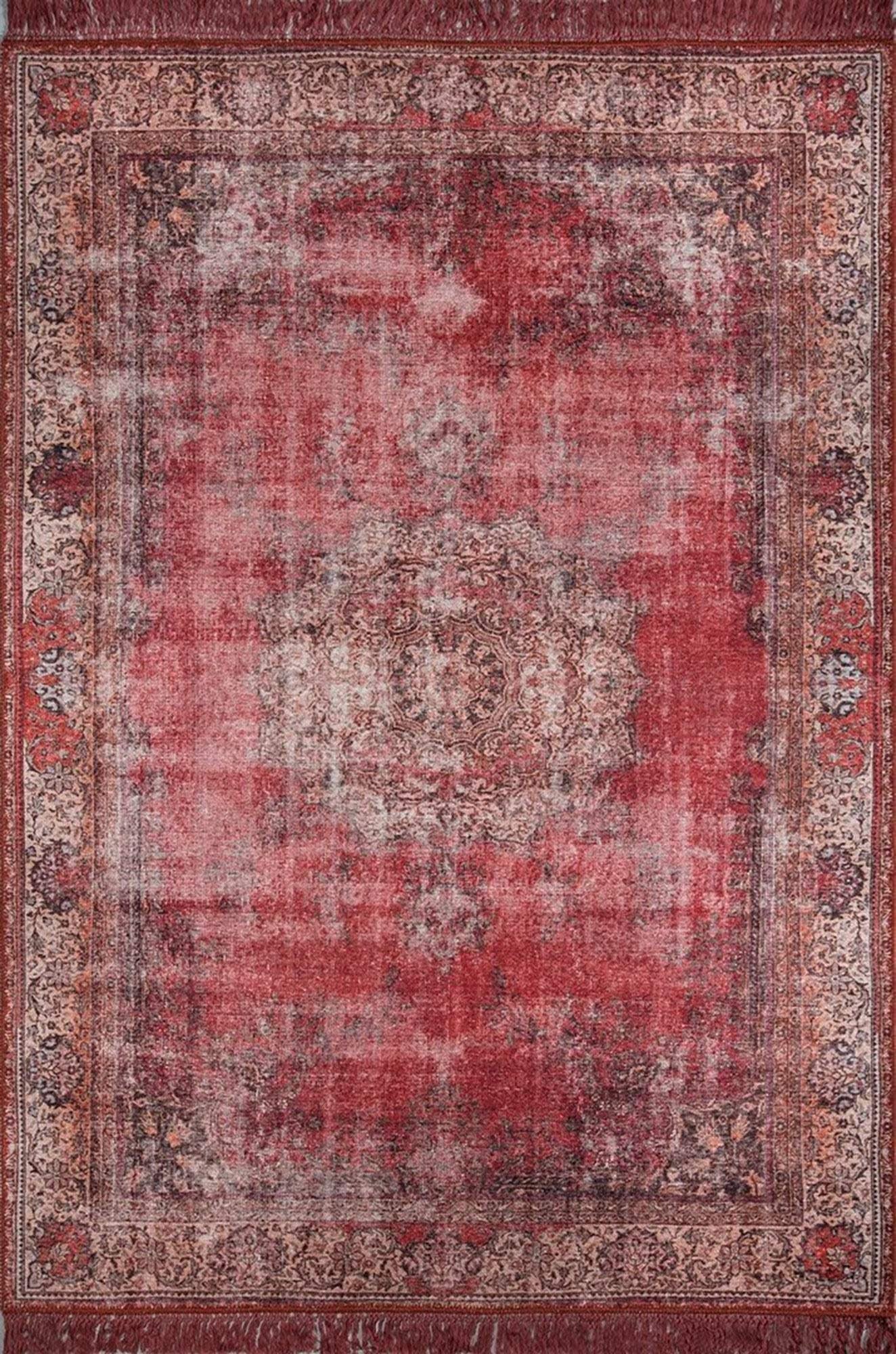 Amra Rug Oriental Vintage Red Rug
