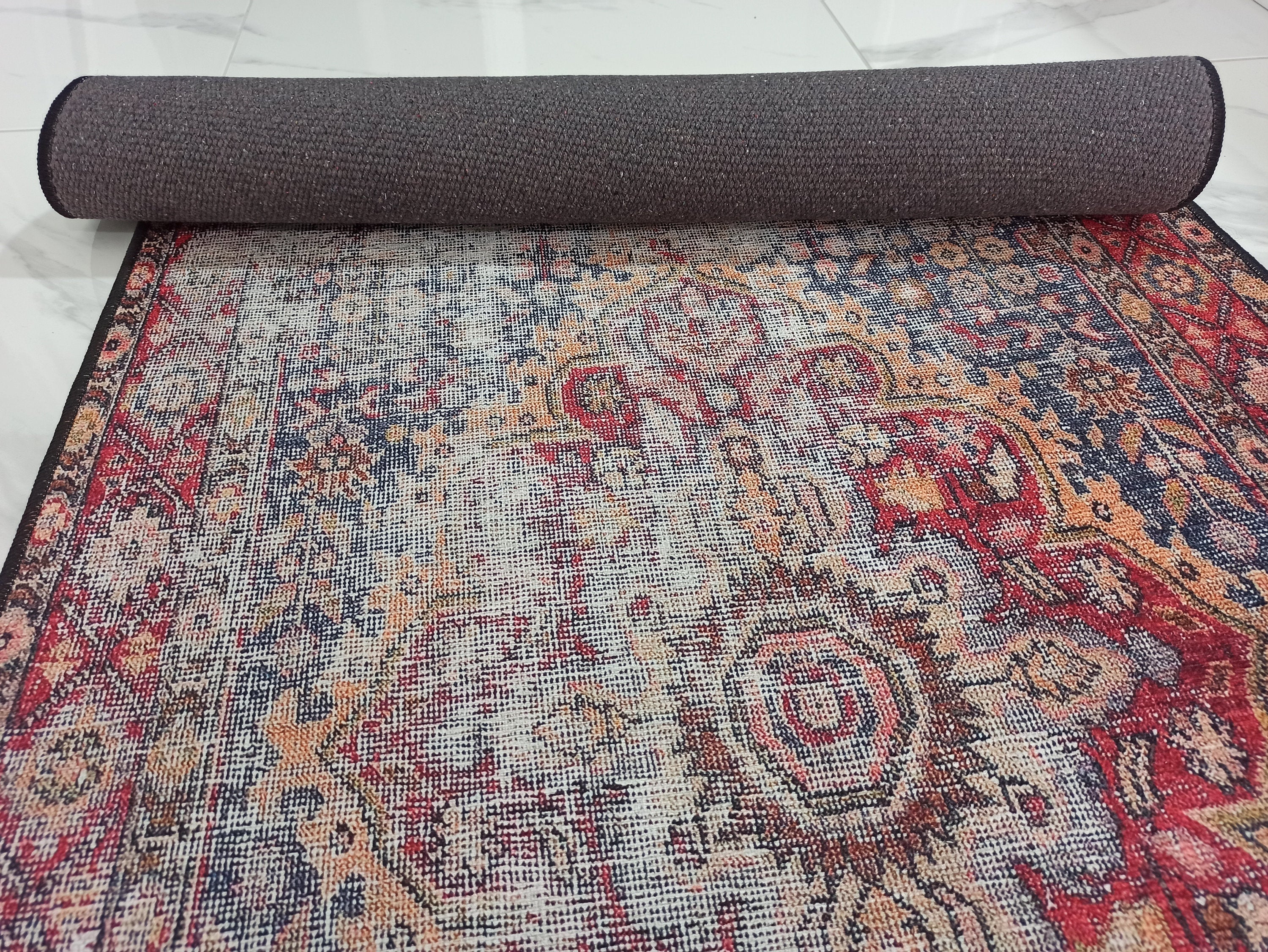 Amra2 Runner Oriental Red Runner Rug