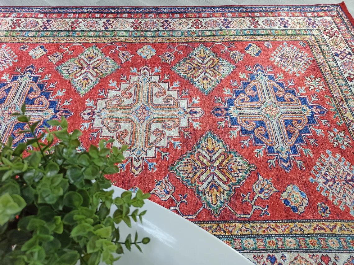 Anan Rug Red Ethnic Turkish Rug