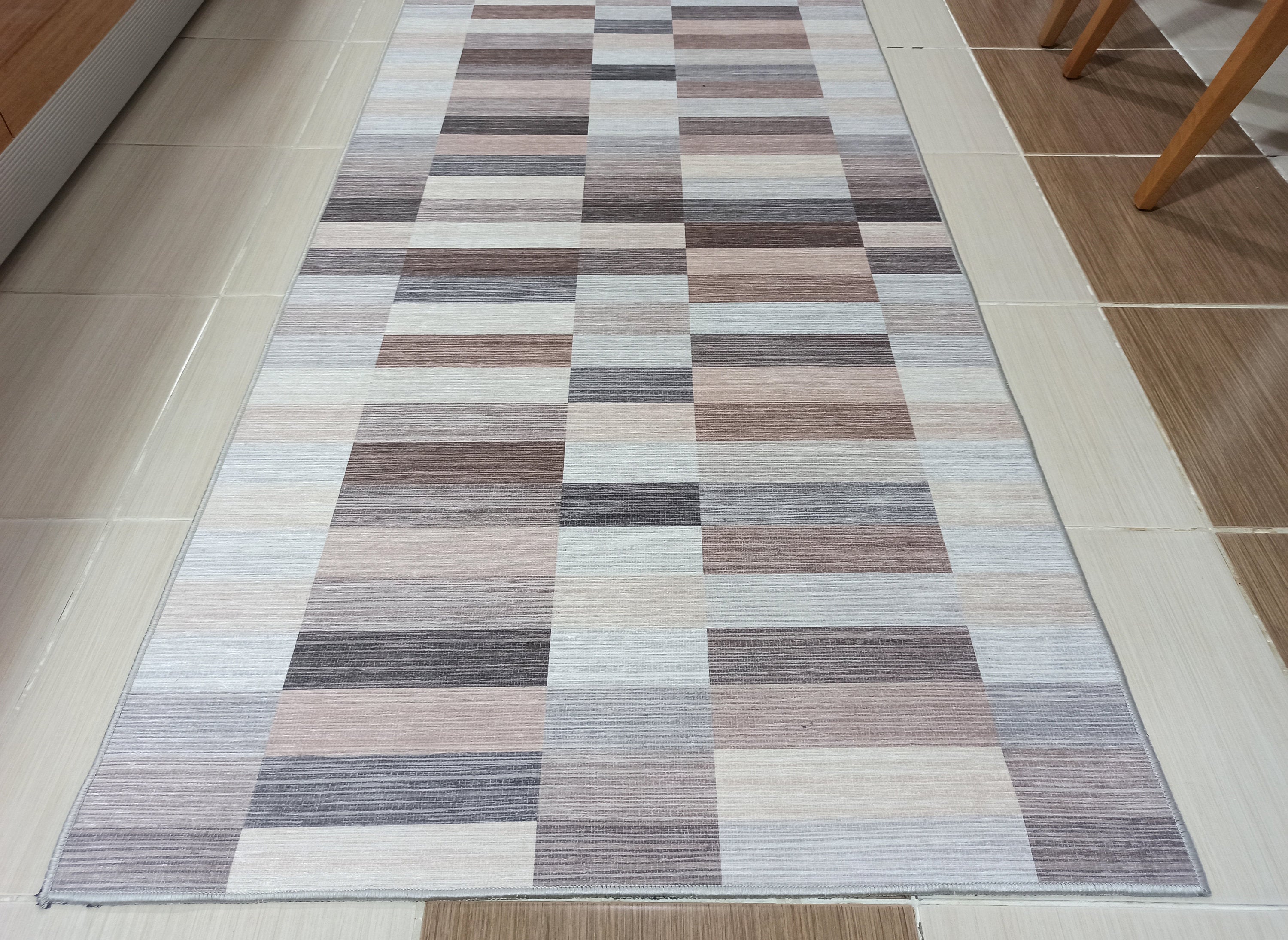 Aram Rug Modern Beige Brown Rug