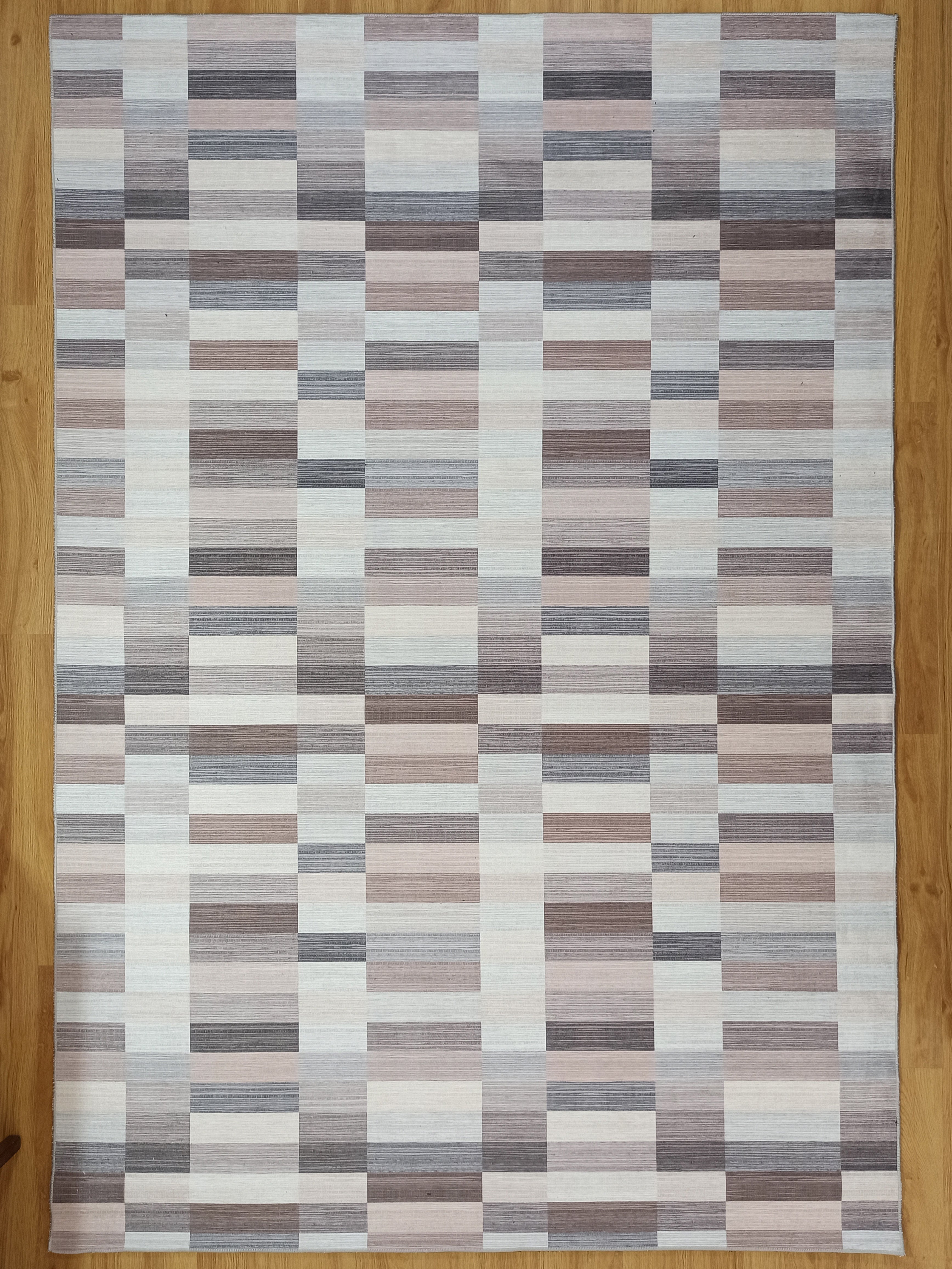 Aram Rug Modern Beige Brown Rug