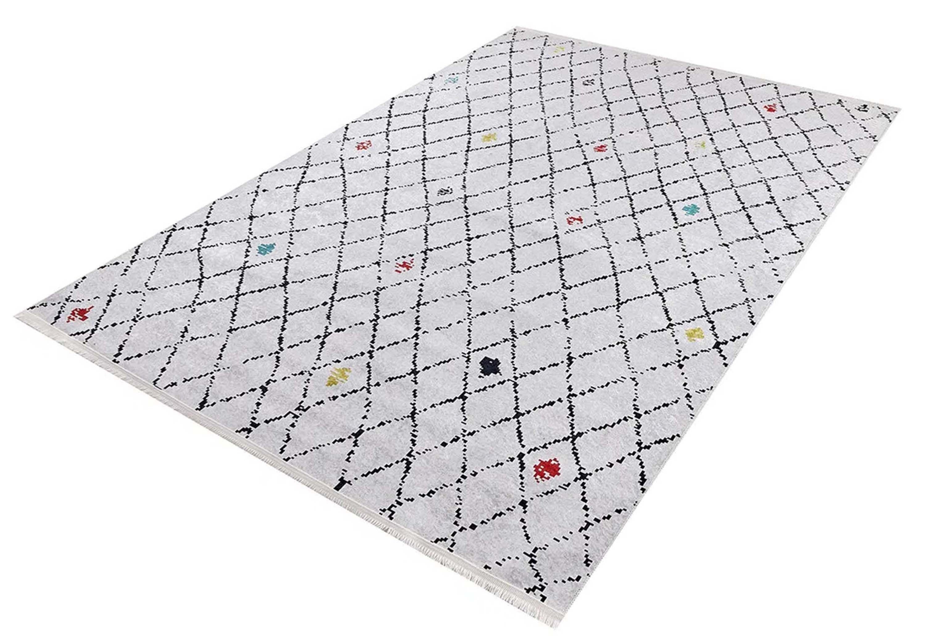 Ariel Turkish Kilim White Ivory Rug