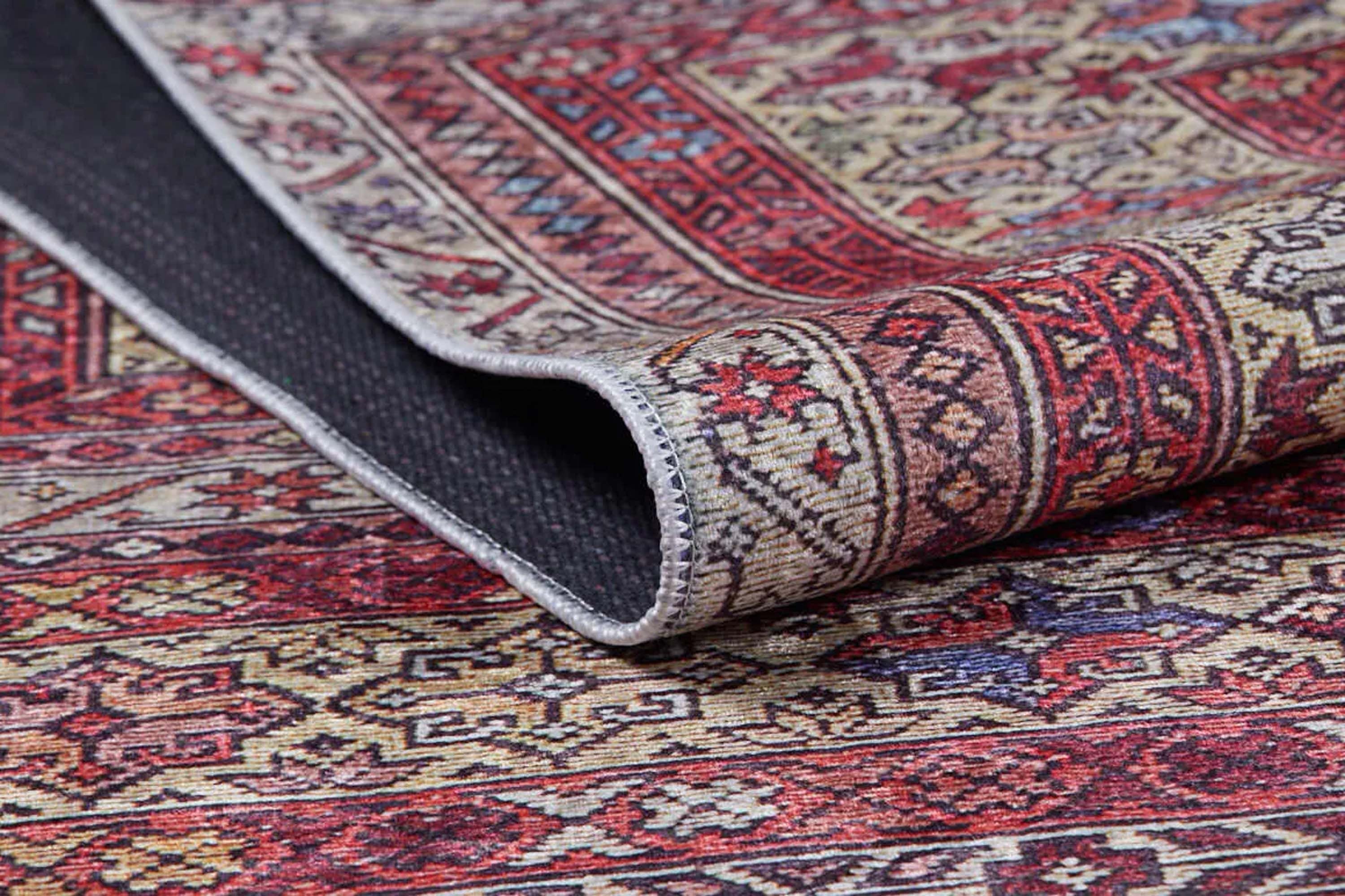 Arsa Turkish Oushak Red Beige Rug