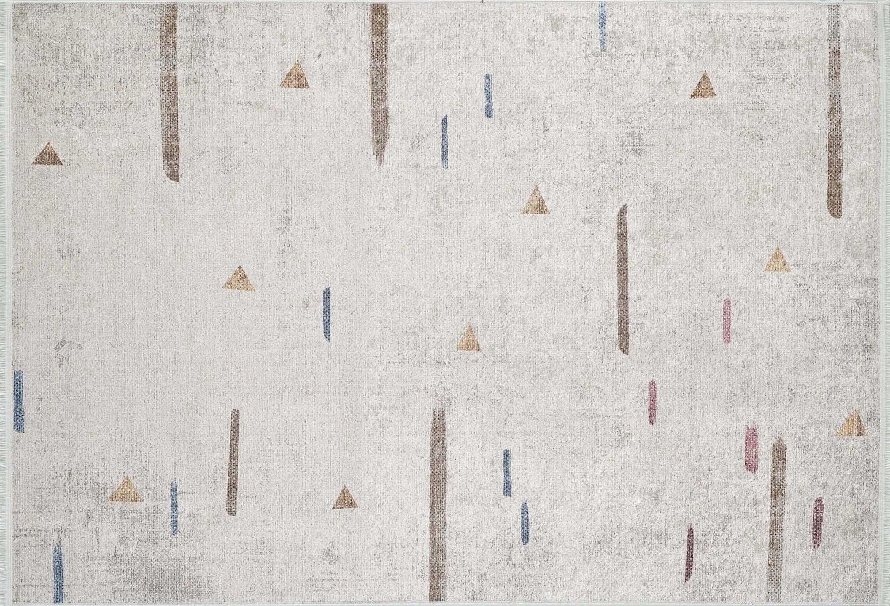 Arsela Turkish White Cream Rug