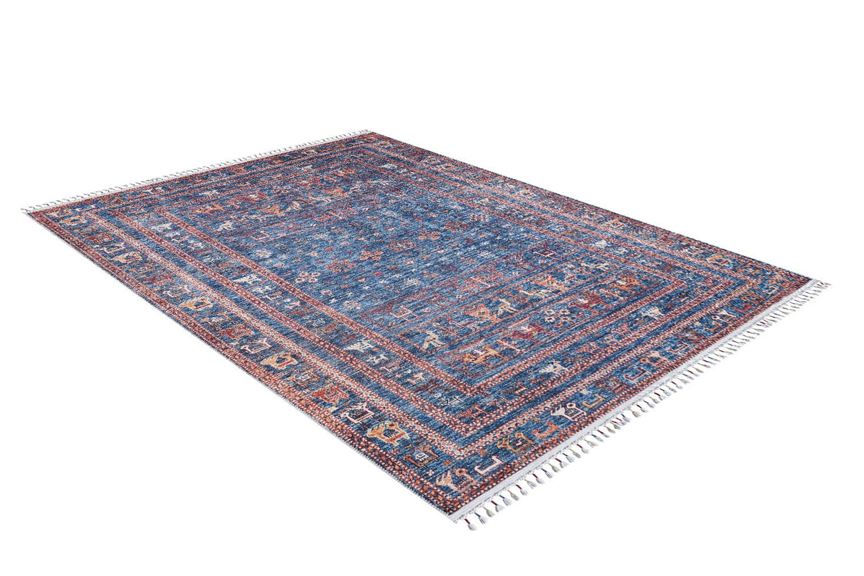 Ayda Turkish Oriental Blue Rug