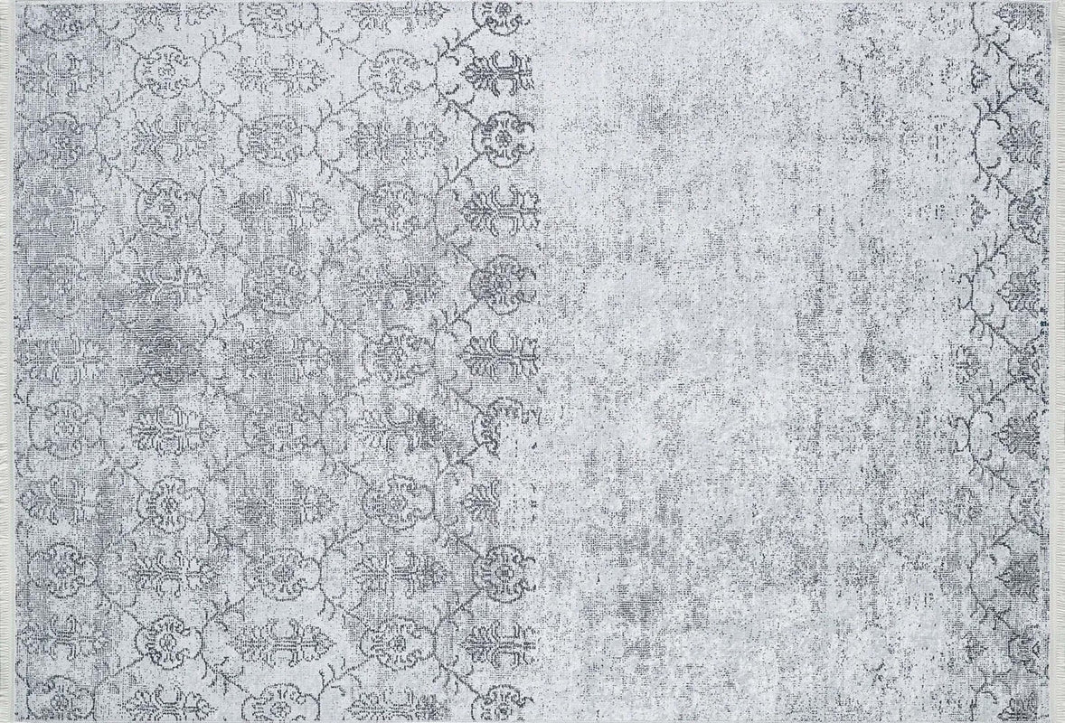 Ayla Turkish Faded Gray Rug