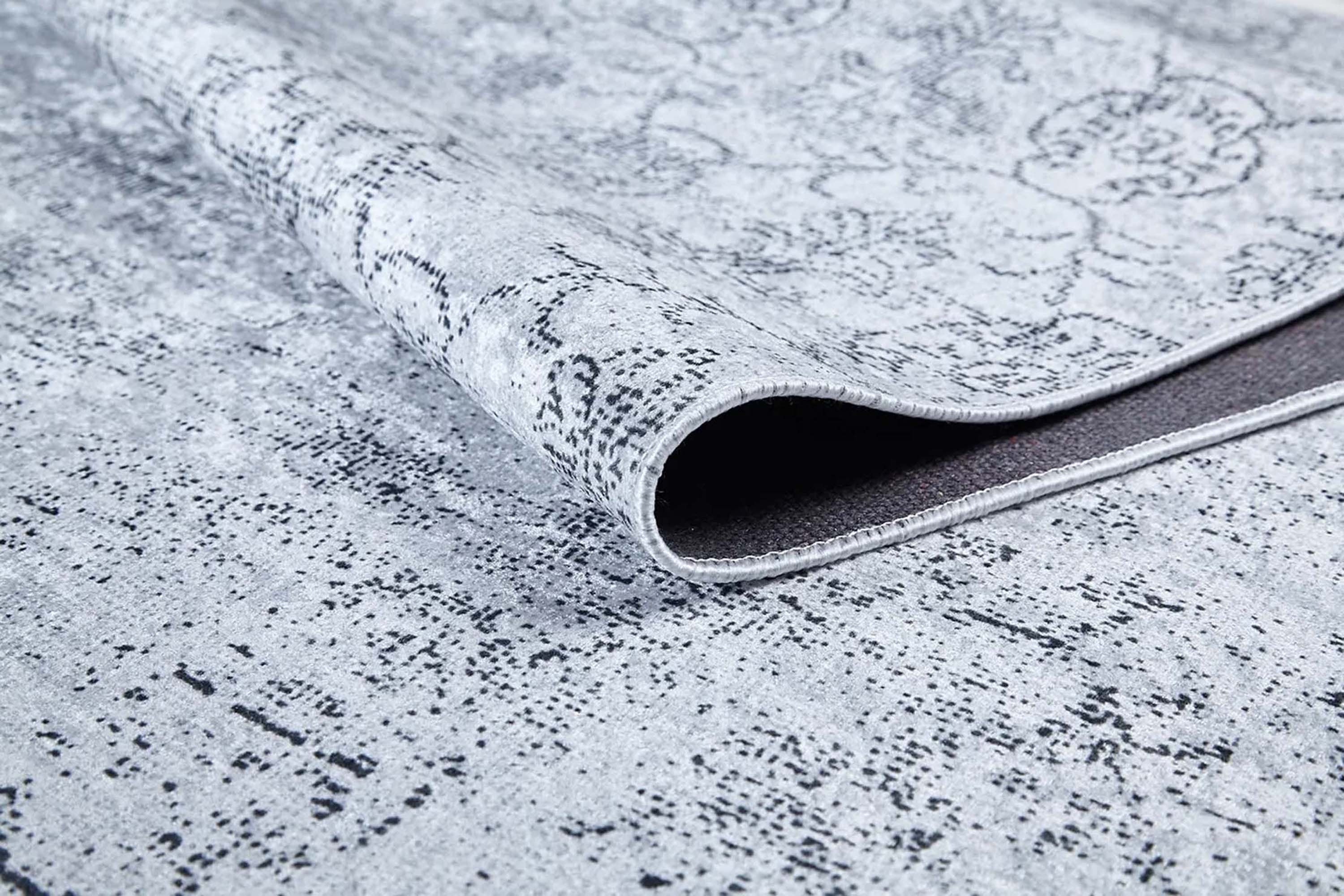 Ayla Turkish Faded Gray Rug