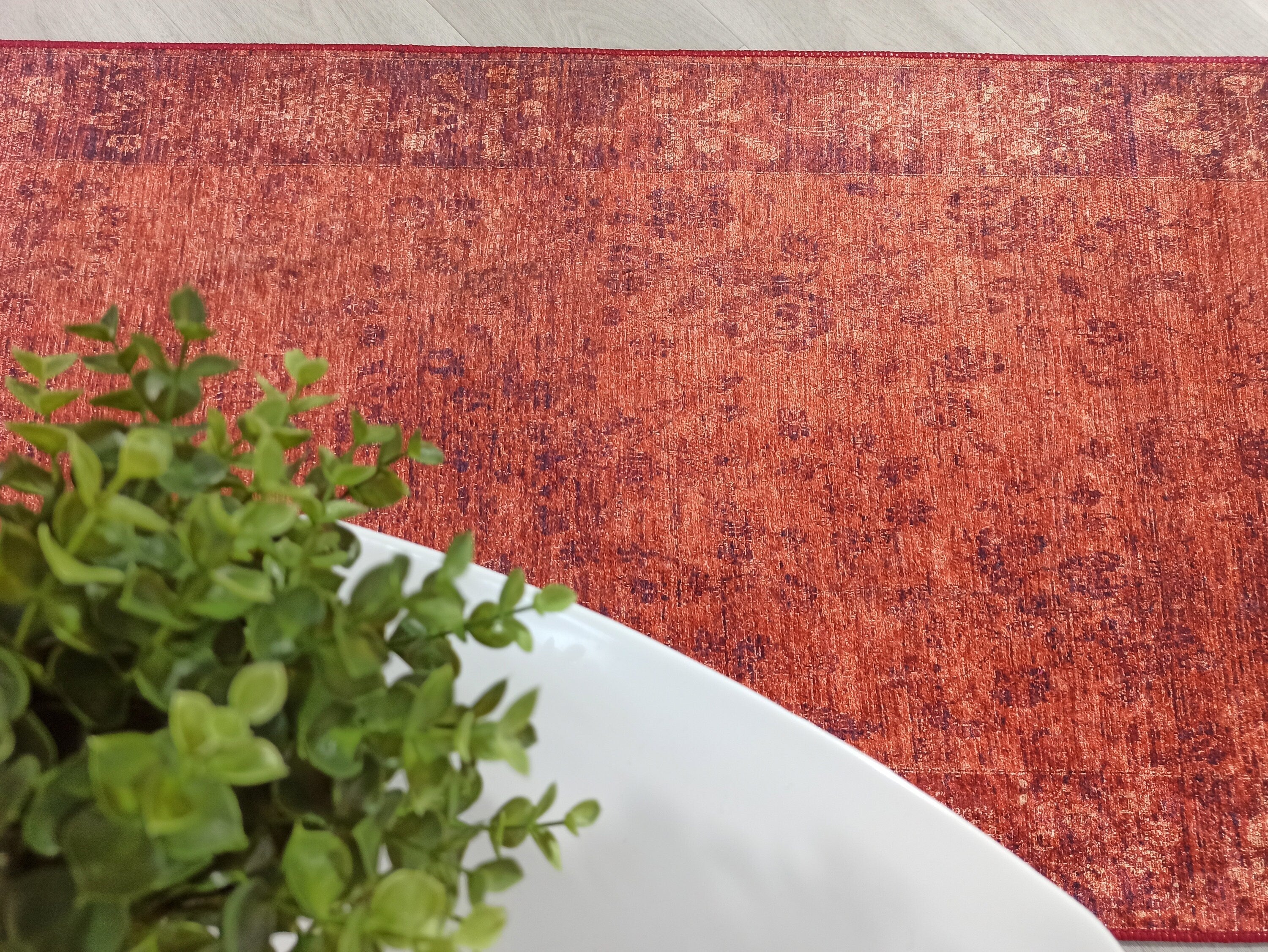 Ragda Turkish Red Beige Oushak Rug