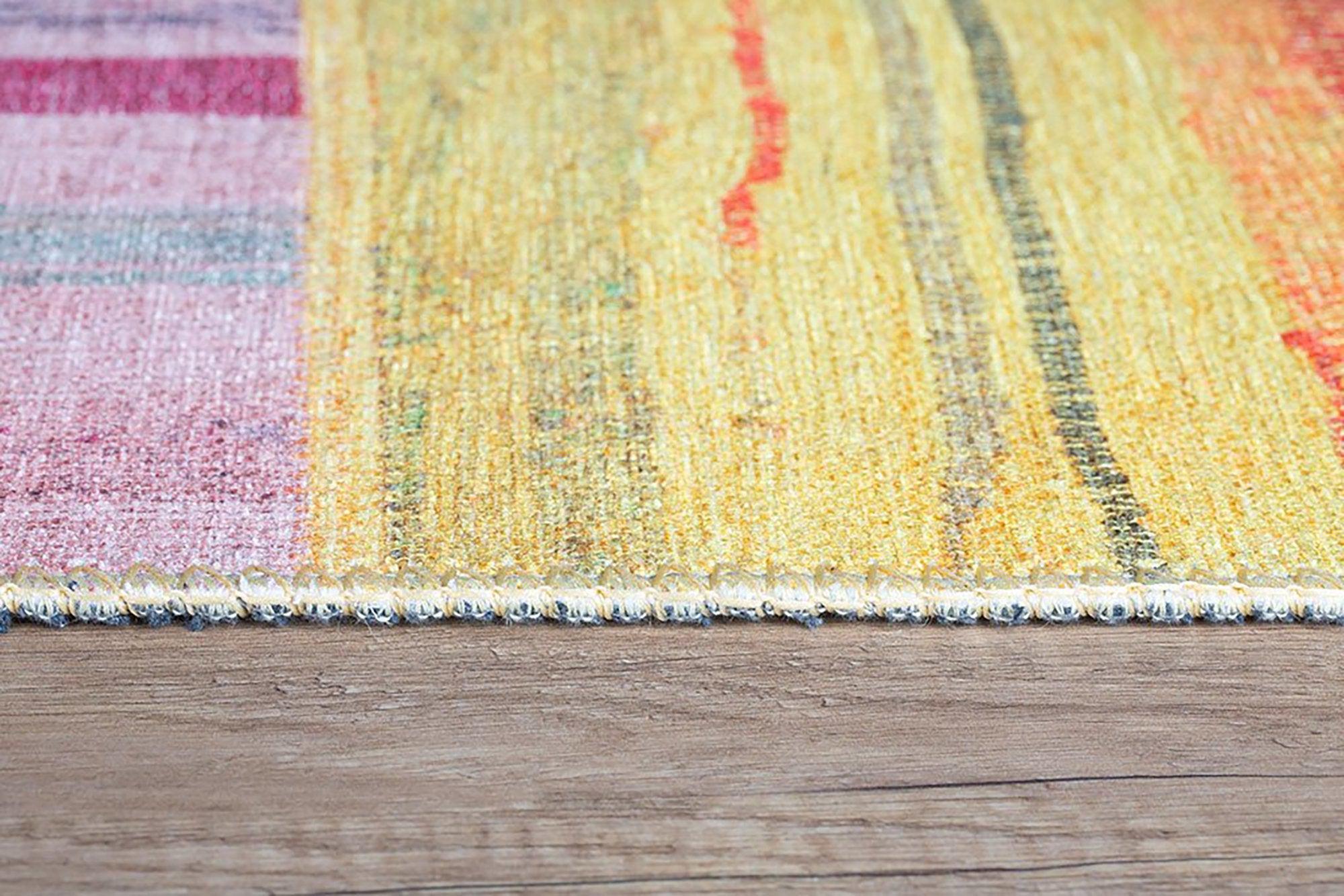 Azay Rag Rug Summer Colorful Rag Rug