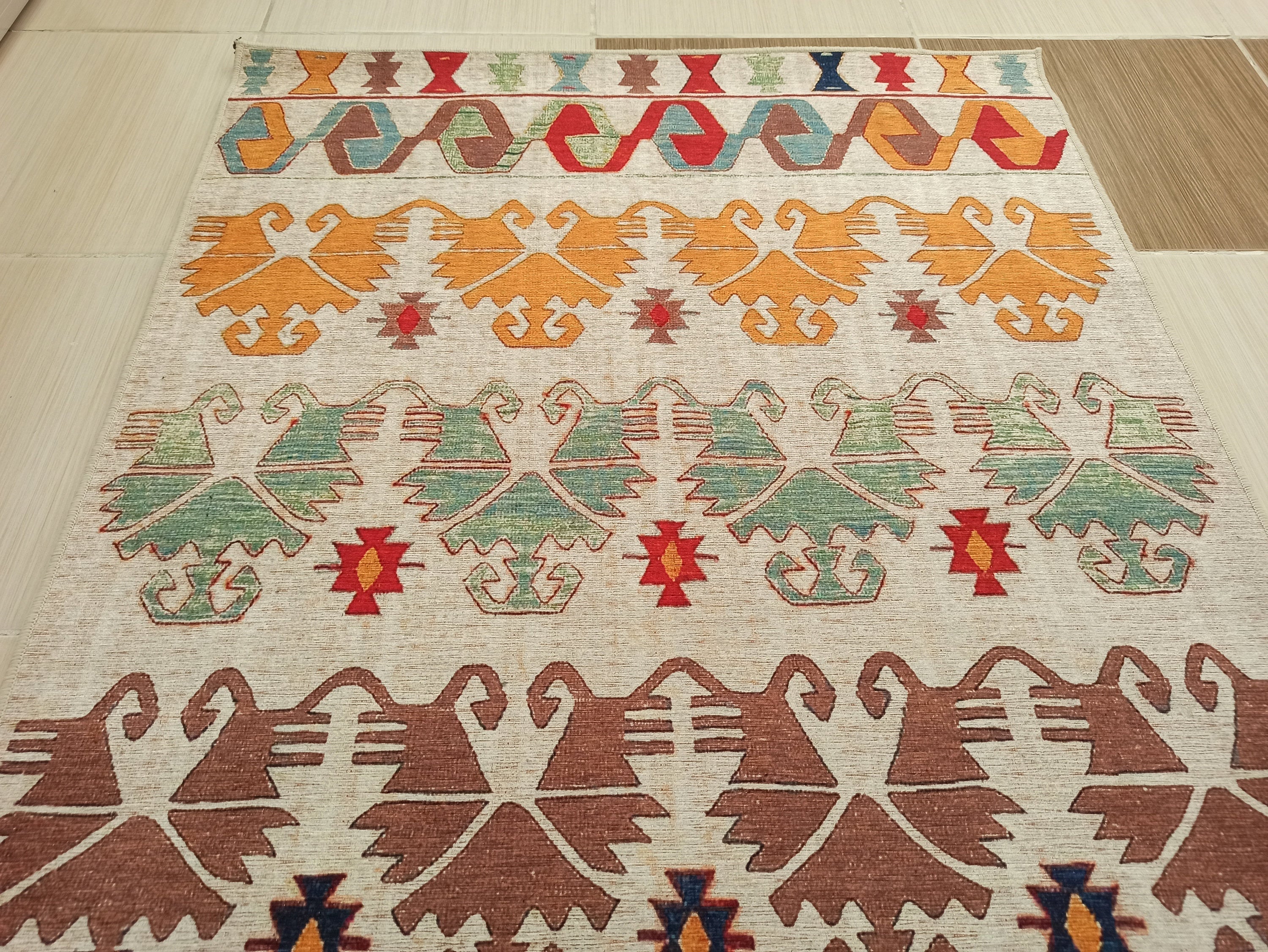 Azay Rug Turkish Colorful Rug