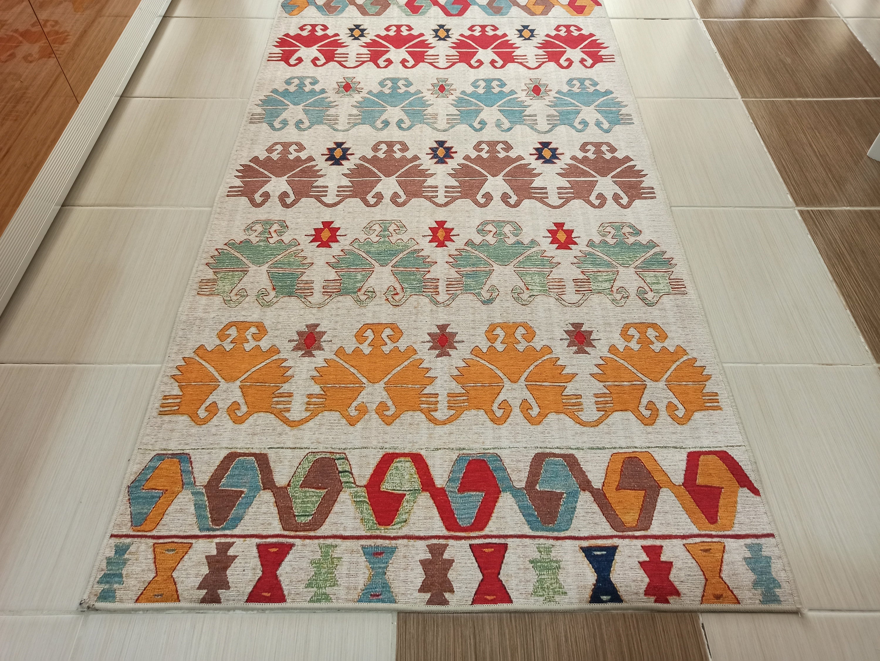 Azay Rug Turkish Colorful Rug