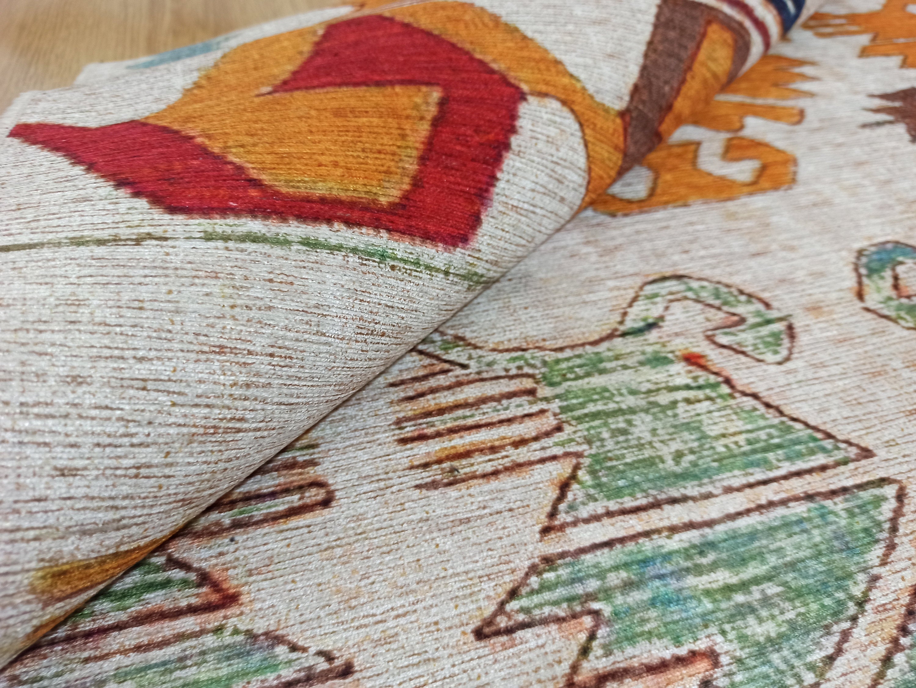 Azay Rug Turkish Colorful Rug