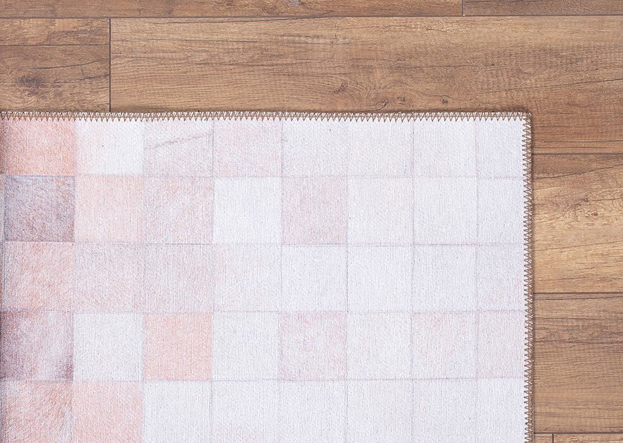 Aziza Modern Ivory Beige Orange Brown Rug