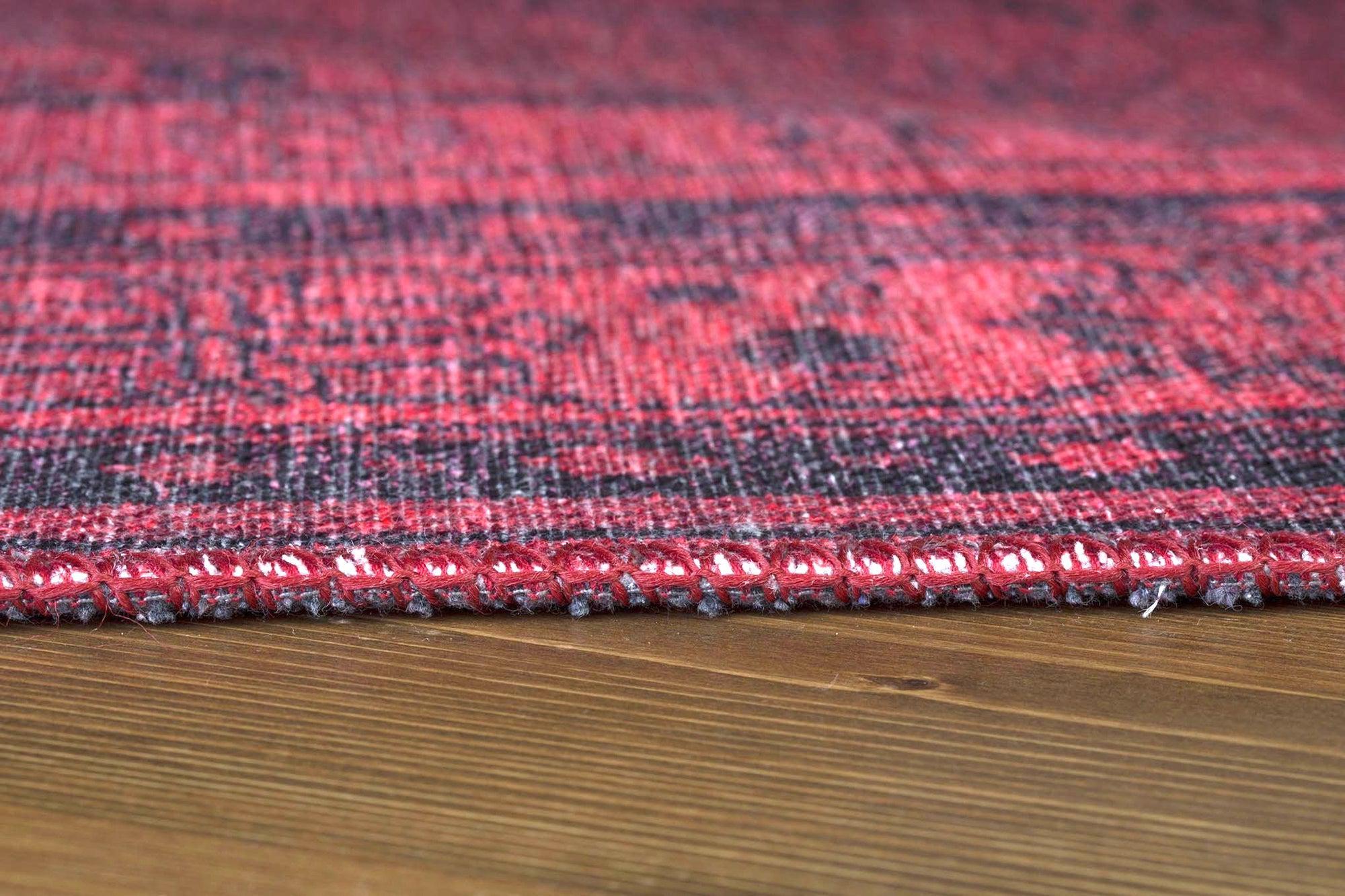 Azra Turkish Vintage Red and Blue Rug