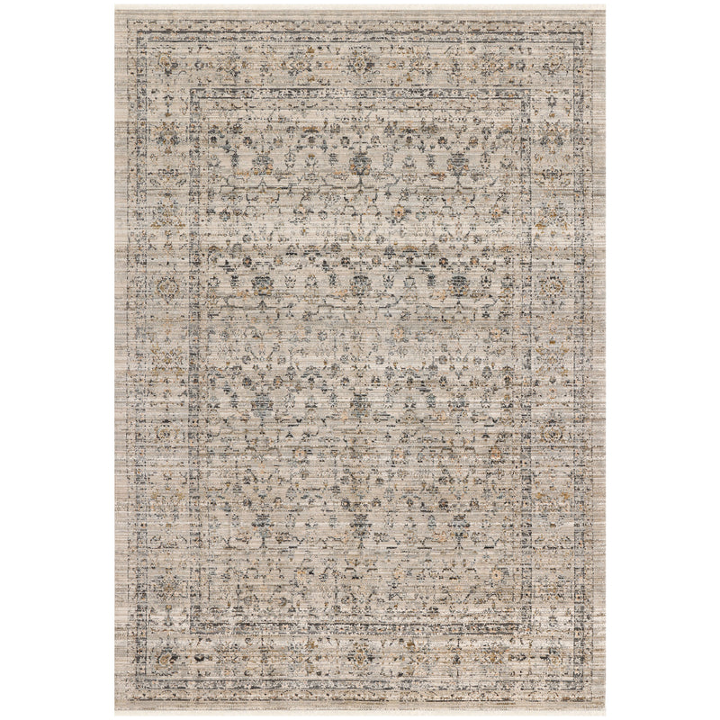 Asher Terracotta & Cream Traditional Bordered Rug