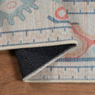 Beige Oushak Area Washable Rug