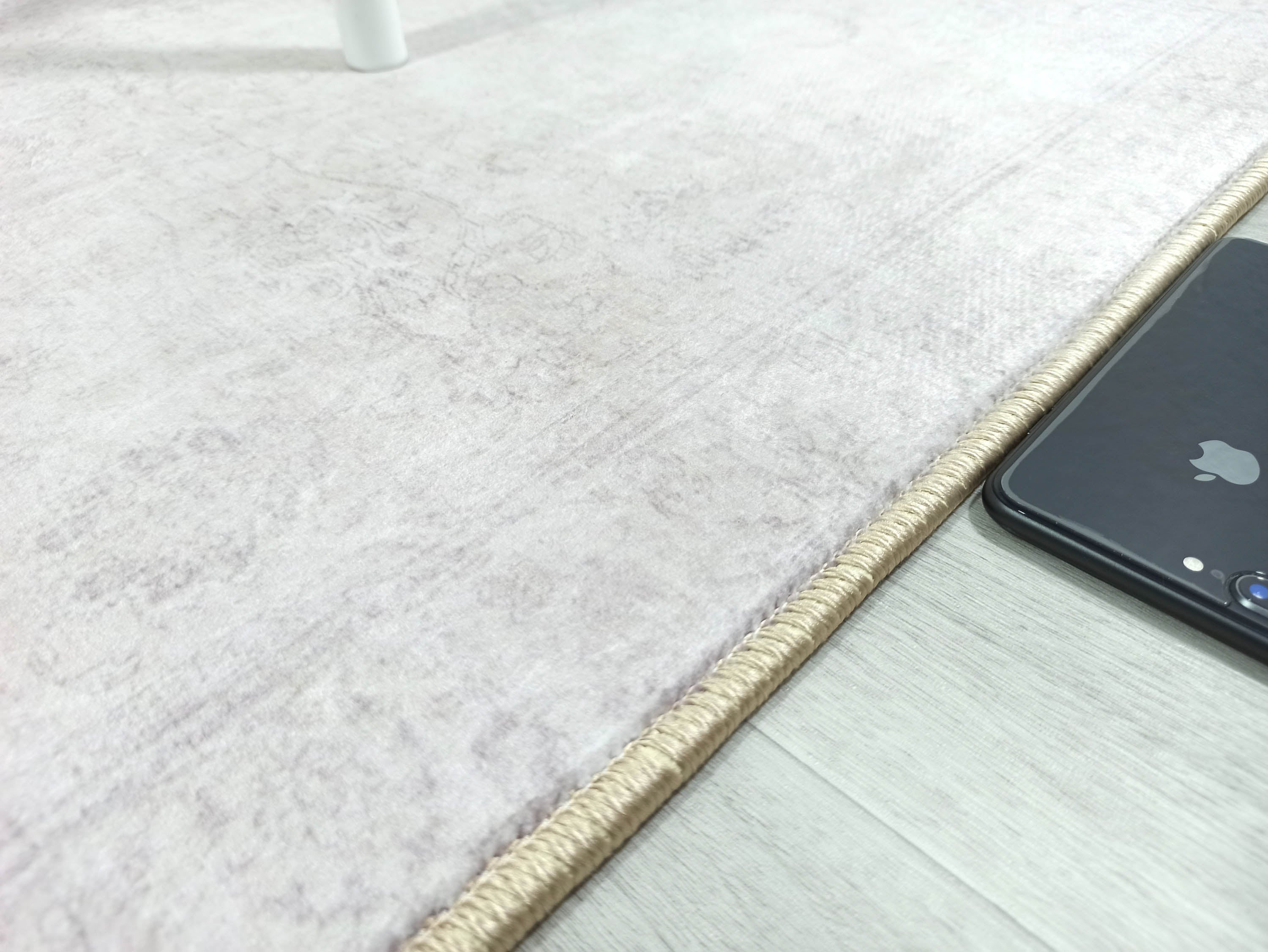 Bona Neutral Faded Pink Beige Blush Rug