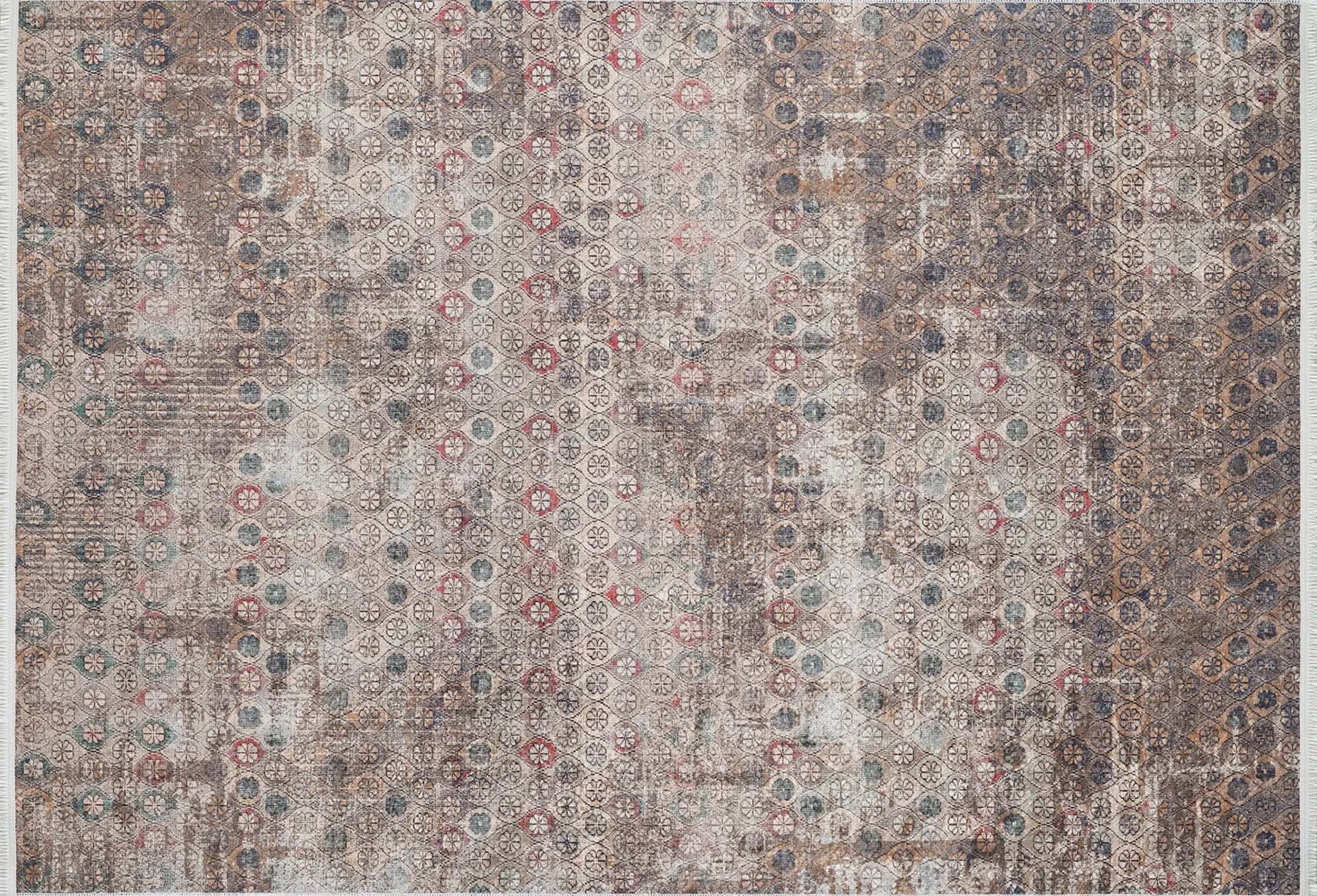 Bora Turkish Oushak Brown Rug