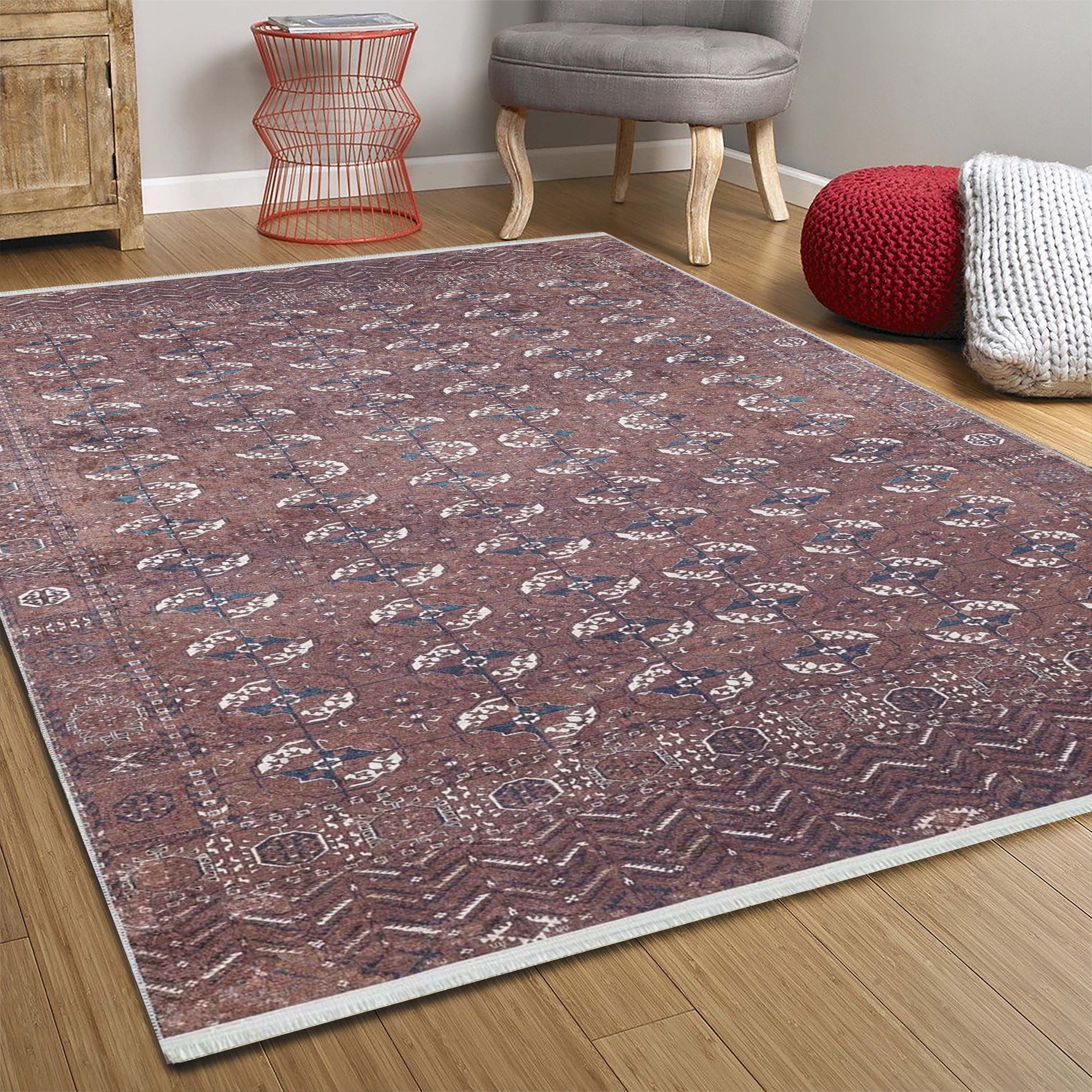 Bura Brown Bokhara Afghan Rug