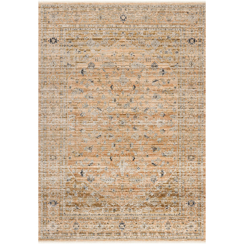 Vesper Terra Orange & Ochre Distressed Area Rug