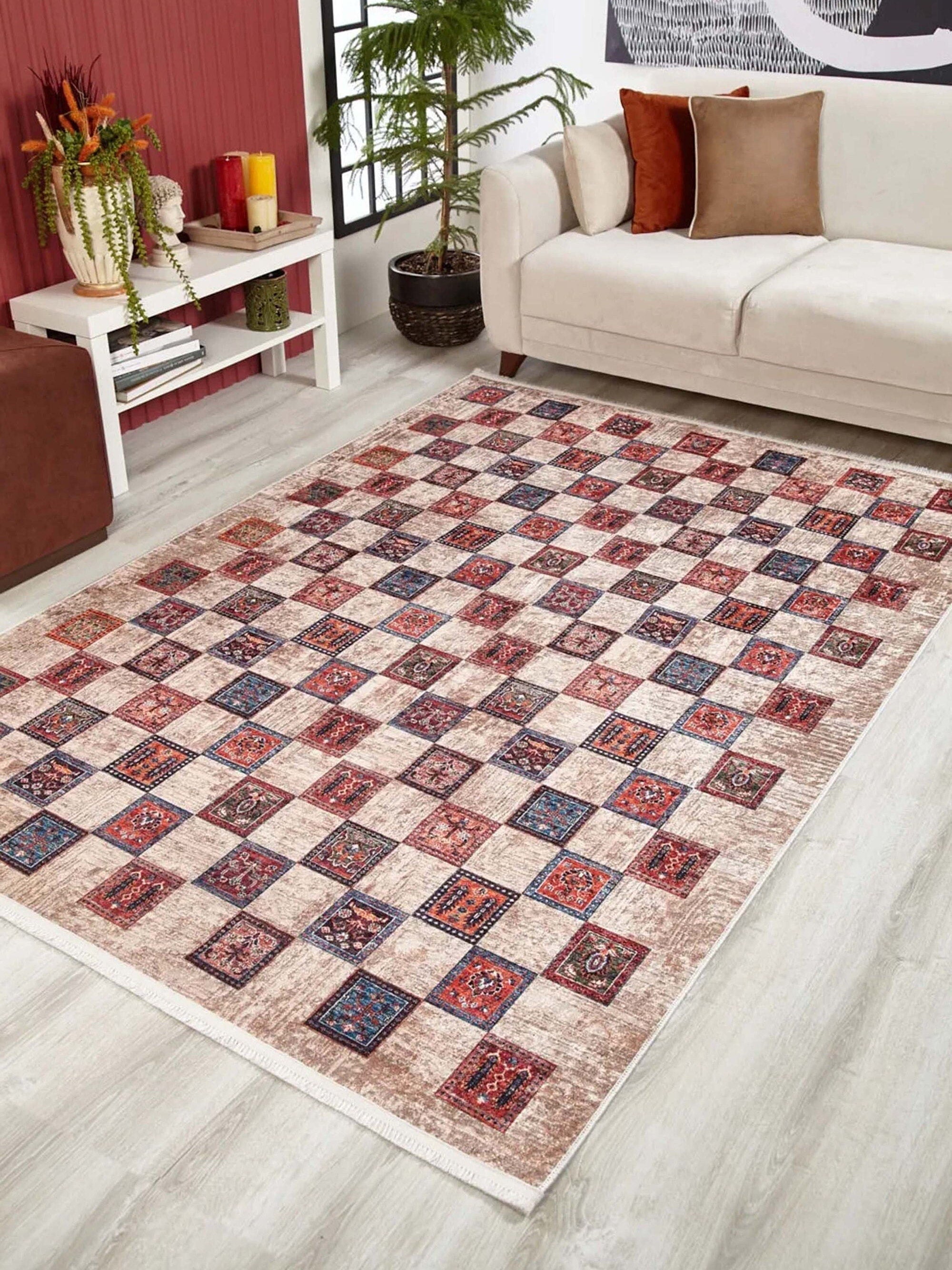 Cana Turkish Beige Blush &amp; Gray Rug.