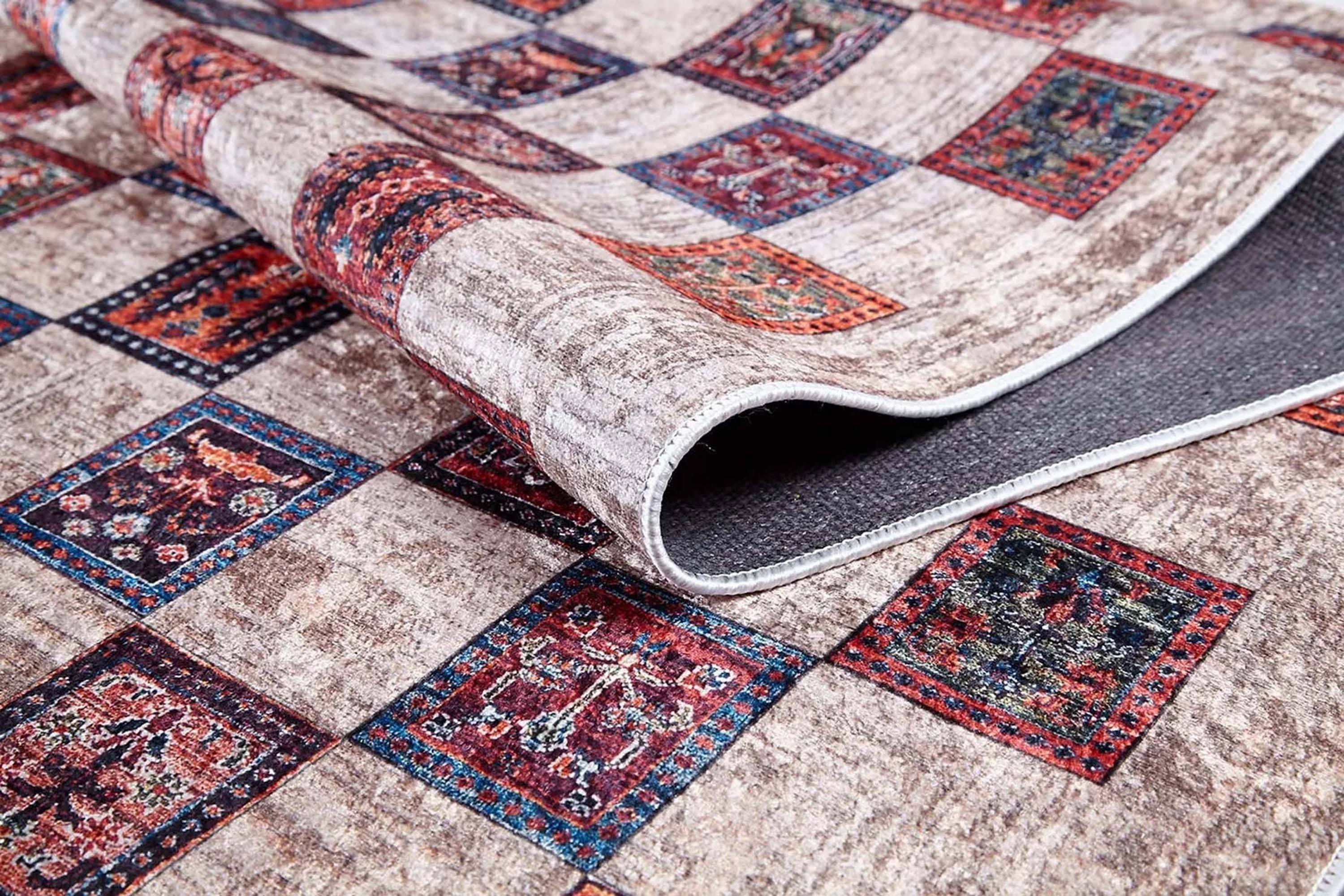 Cana Turkish Beige Blush &amp; Gray Rug.