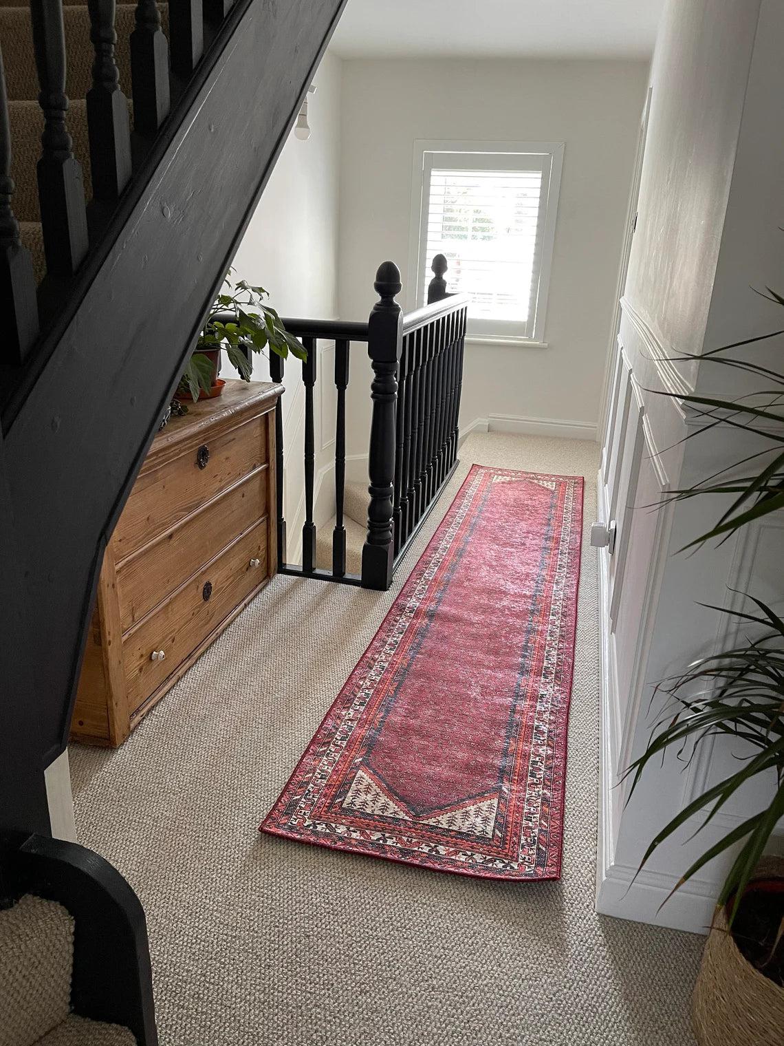 Cheka Turkish Red Beige Runner