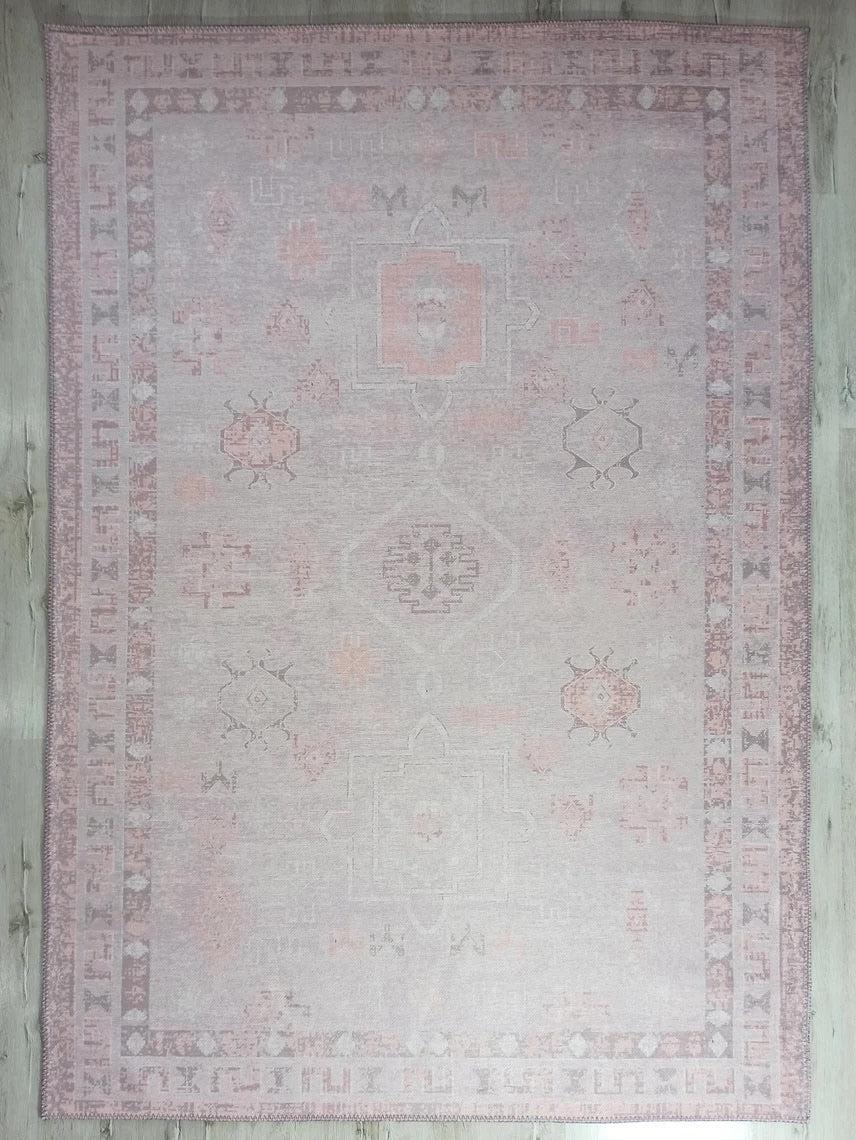 Cole Persian Blush Pink & Natural Beige Rug