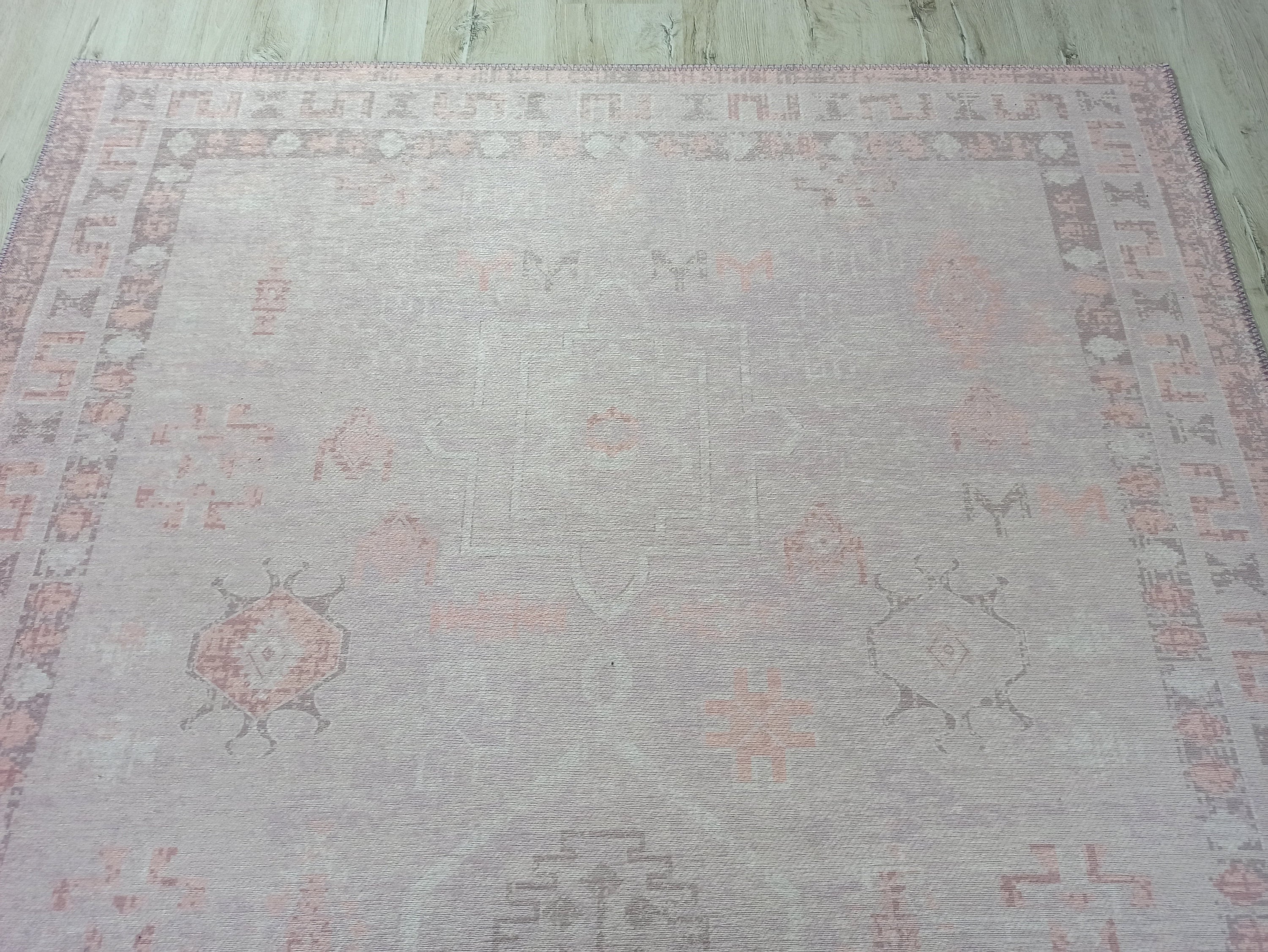 Cole Persian Blush Pink & Natural Beige Rug